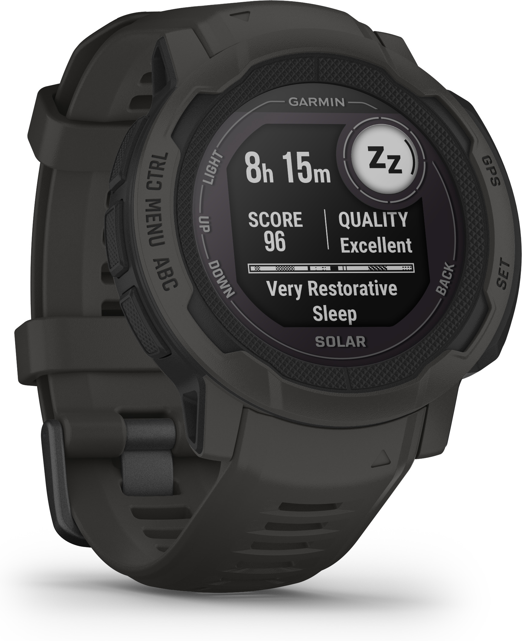 Garmin Instinct 2 Solar -GPS-älykello, Graphite