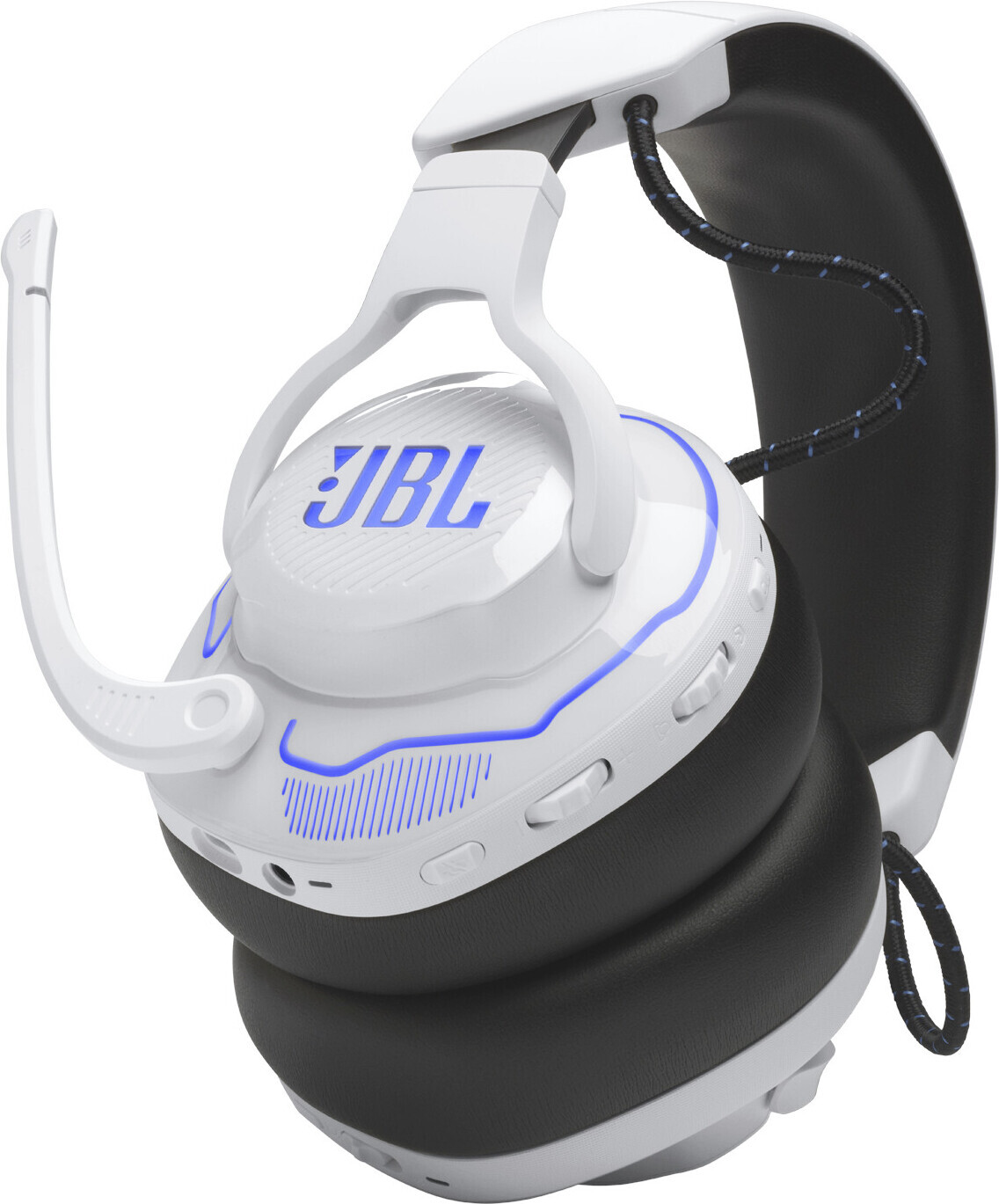 JBL Quantum 910P langattomat pelikuulokkeet, sinivalkoinen
