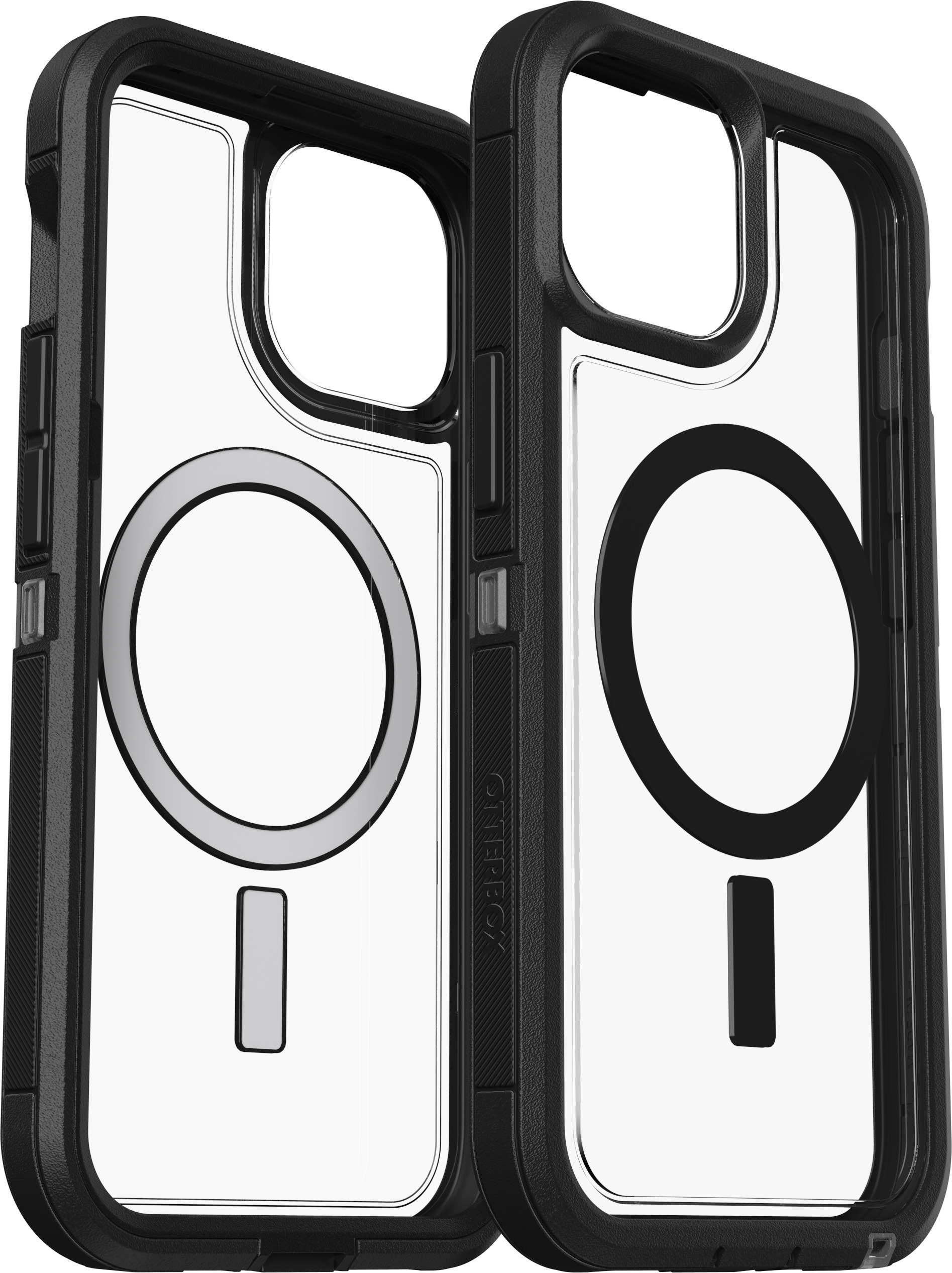 Otterbox Defender XT -suojakuori, iPhone 16e / 15 / 14 / 13, musta / kirkas