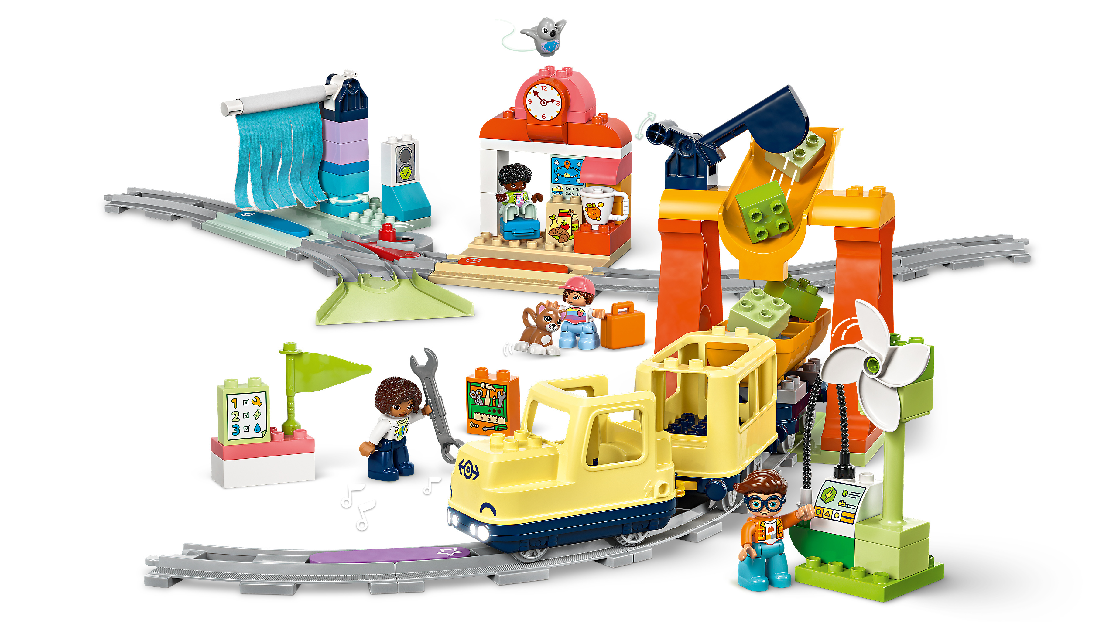LEGO DUPLO Town 10428 – Iso interaktiivinen paikallisjuna