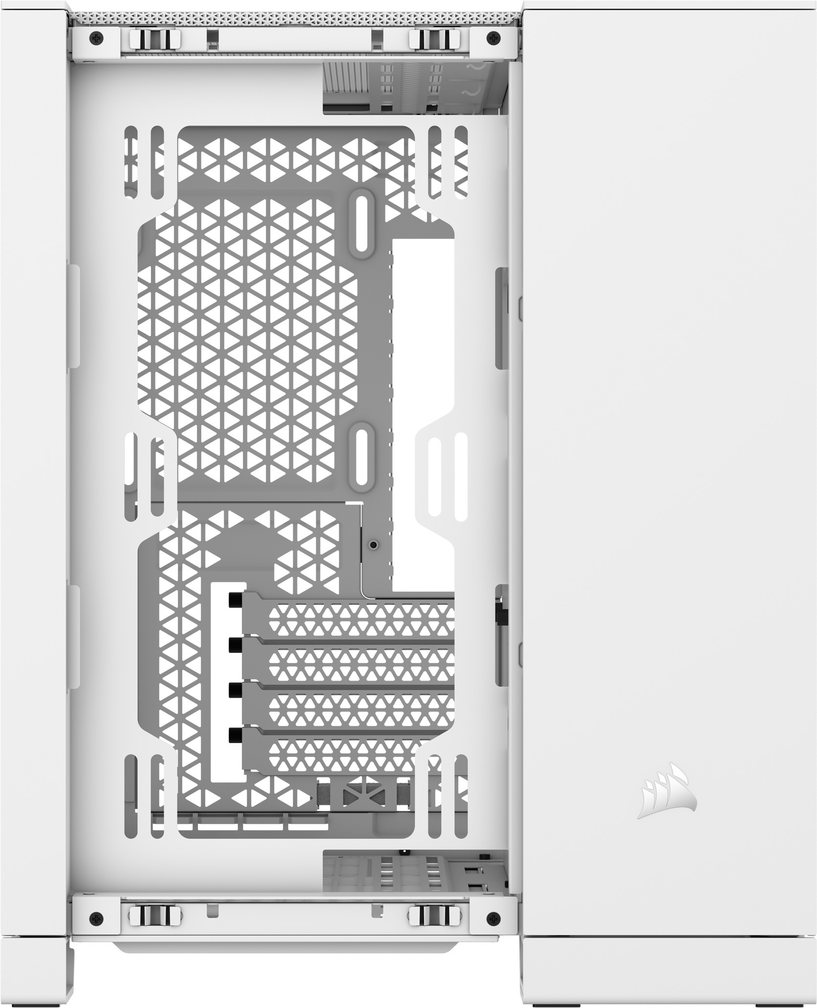 Corsair 2500D Airflow Micro-ATX-kotelo ikkunalla, valkoinen