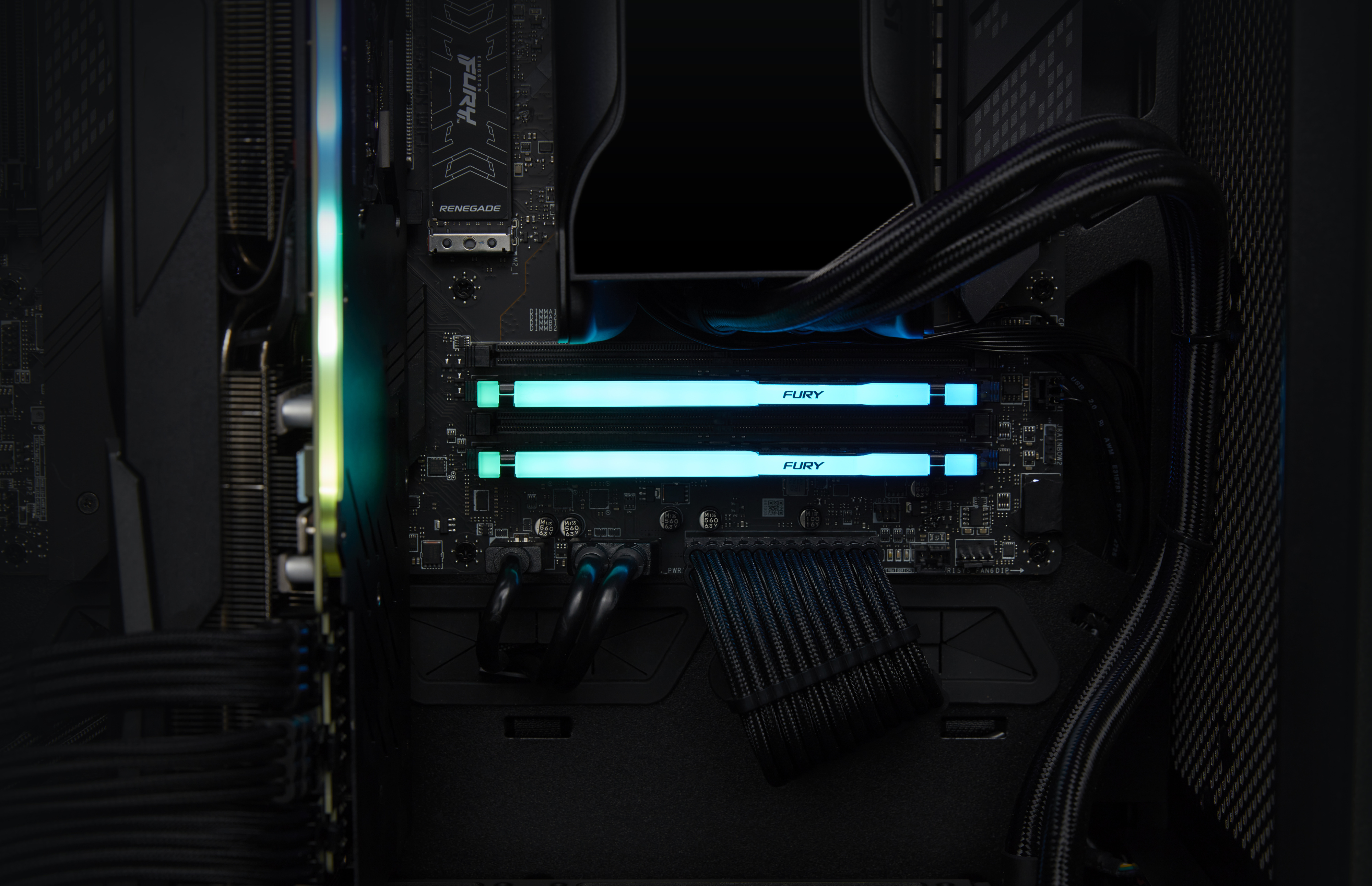 Kingston FURY Beast DDR5 RGB EXPO 6000 MHz CL36 8 Gt -muistimoduli