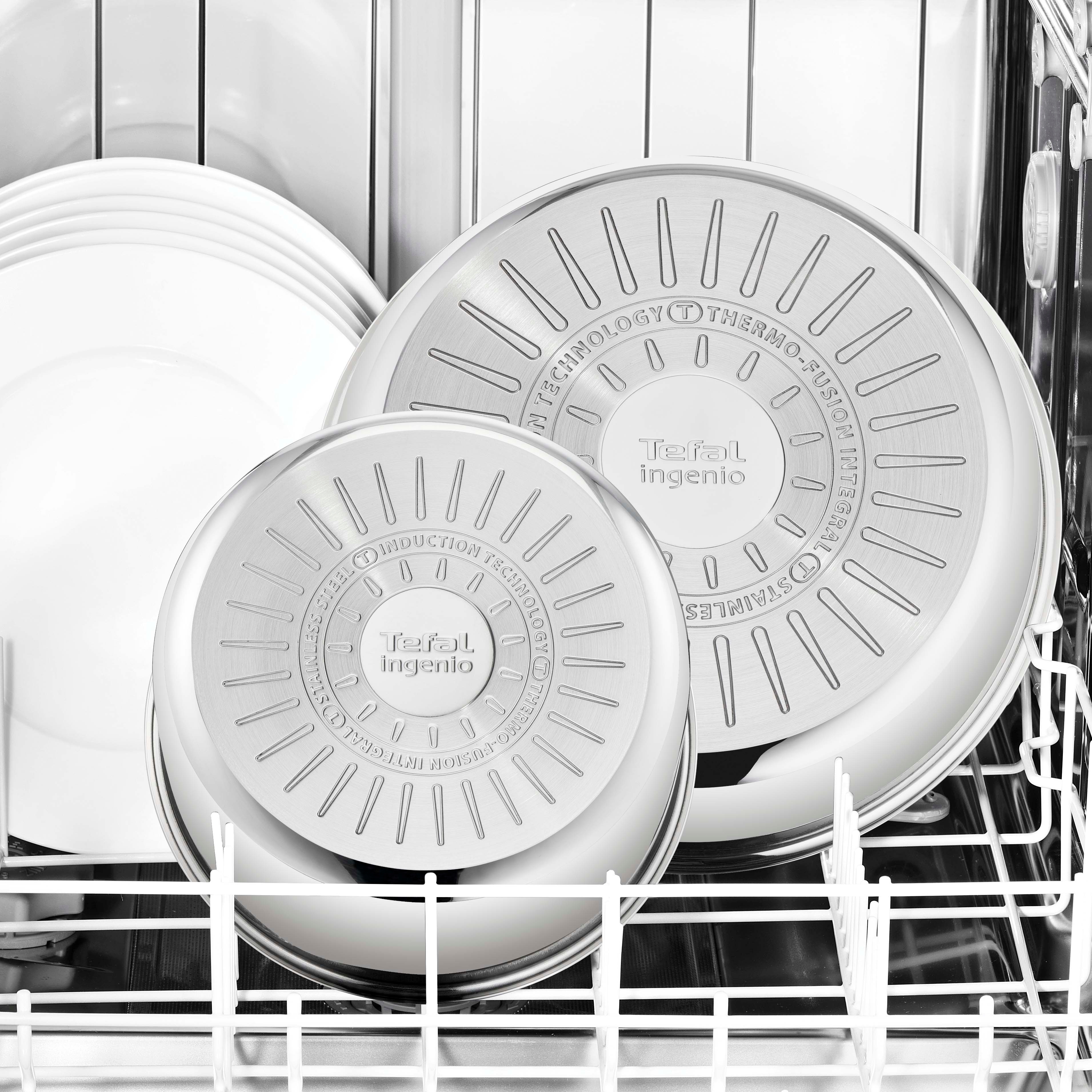 Tefal Ingenio Emotion -paistinpannusetti, 3-osainen, ruostumaton teräs