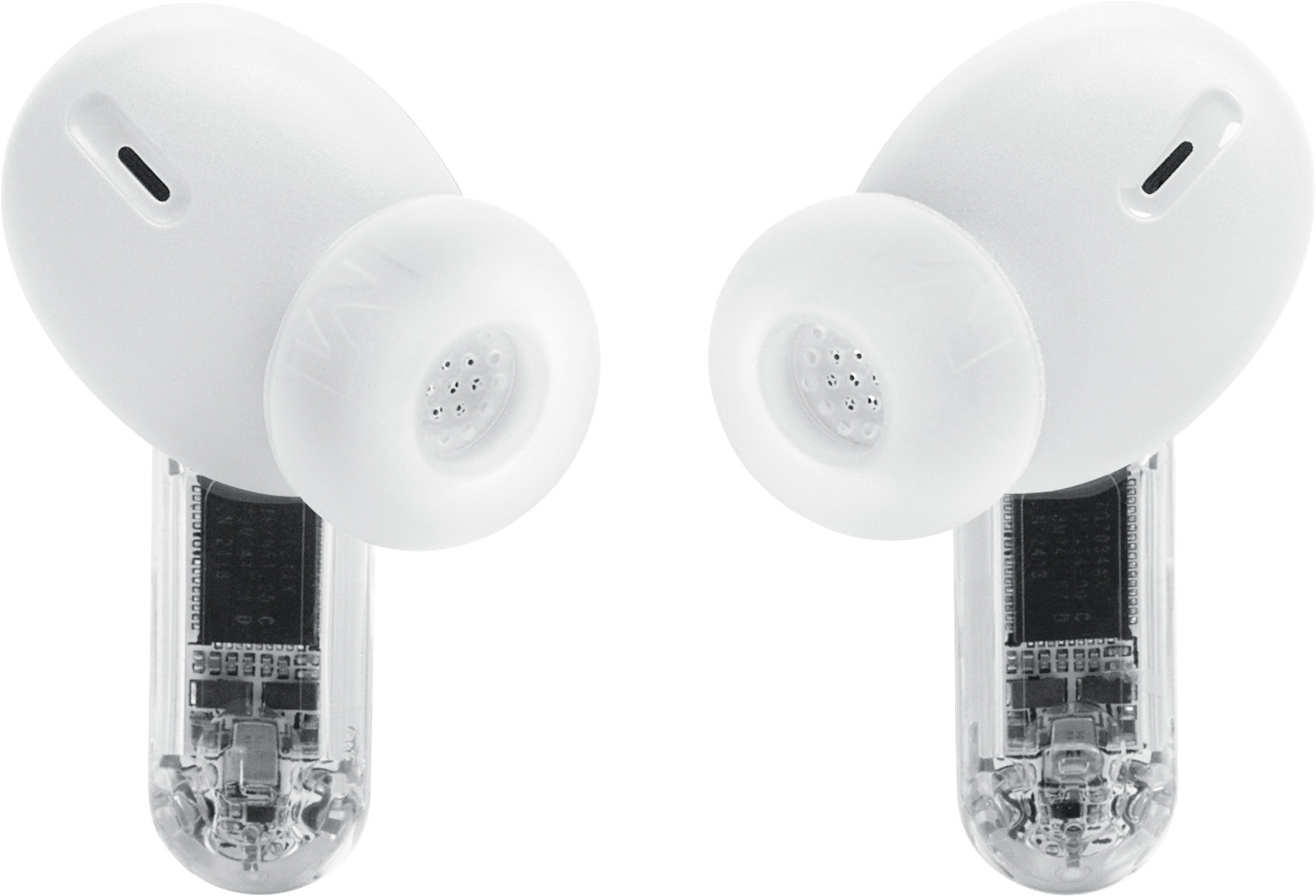 JBL Tune Beam 2 nappikuulokkeet aktiivisella melunvaimennuksella, Ghost White