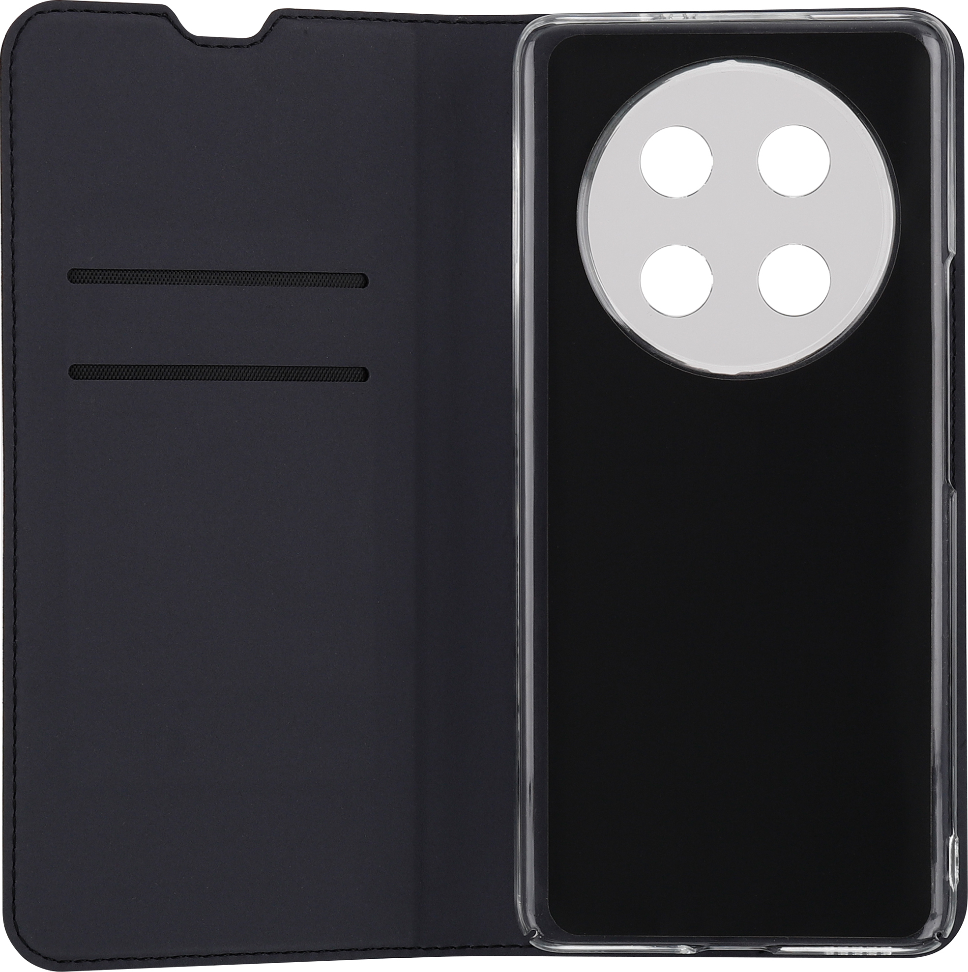Fonekit Bookcase -suojakotelo, Honor Magic7 Lite, musta