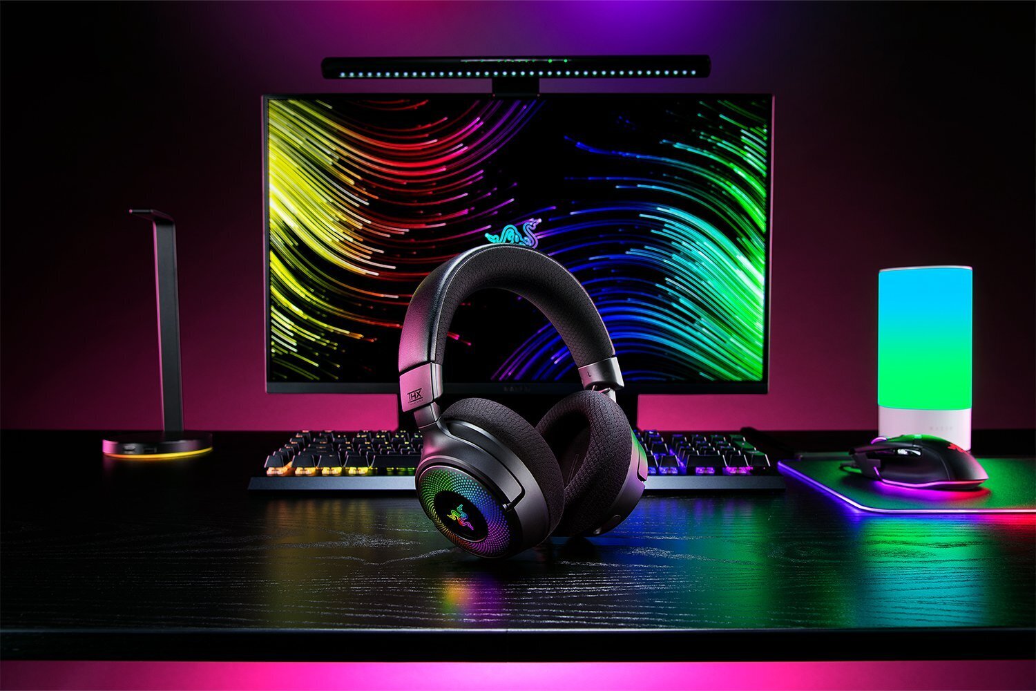 Razer Kraken V4 langattomat pelikuulokkeet, musta