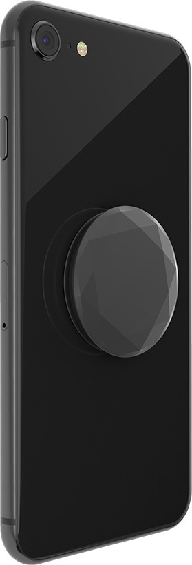 PopSockets PopGrip -puhelinpidike, Metallic Diamond Black