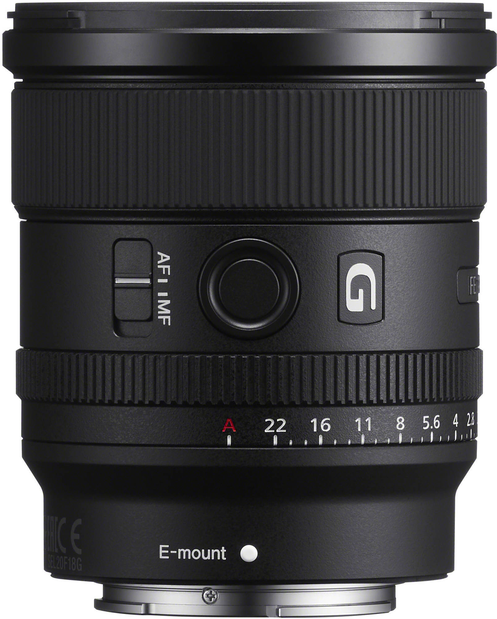 Sony FE 20mm f/1.8 G -laajakulmaobjektiivi