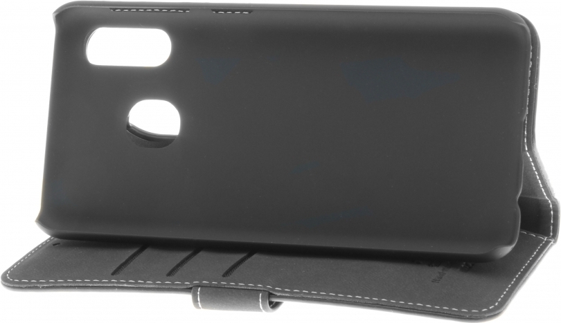 Insmat Exclusive Flip Case lompakkokotelo, Samsung Galaxy A20e, musta