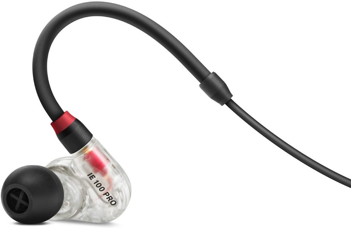 Sennheiser IE 100 PRO -nappikuulokkeet, läpinäkyvä