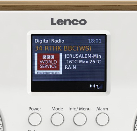 Lenco PIR-645 -kannettava SMART-radio, valkoinen