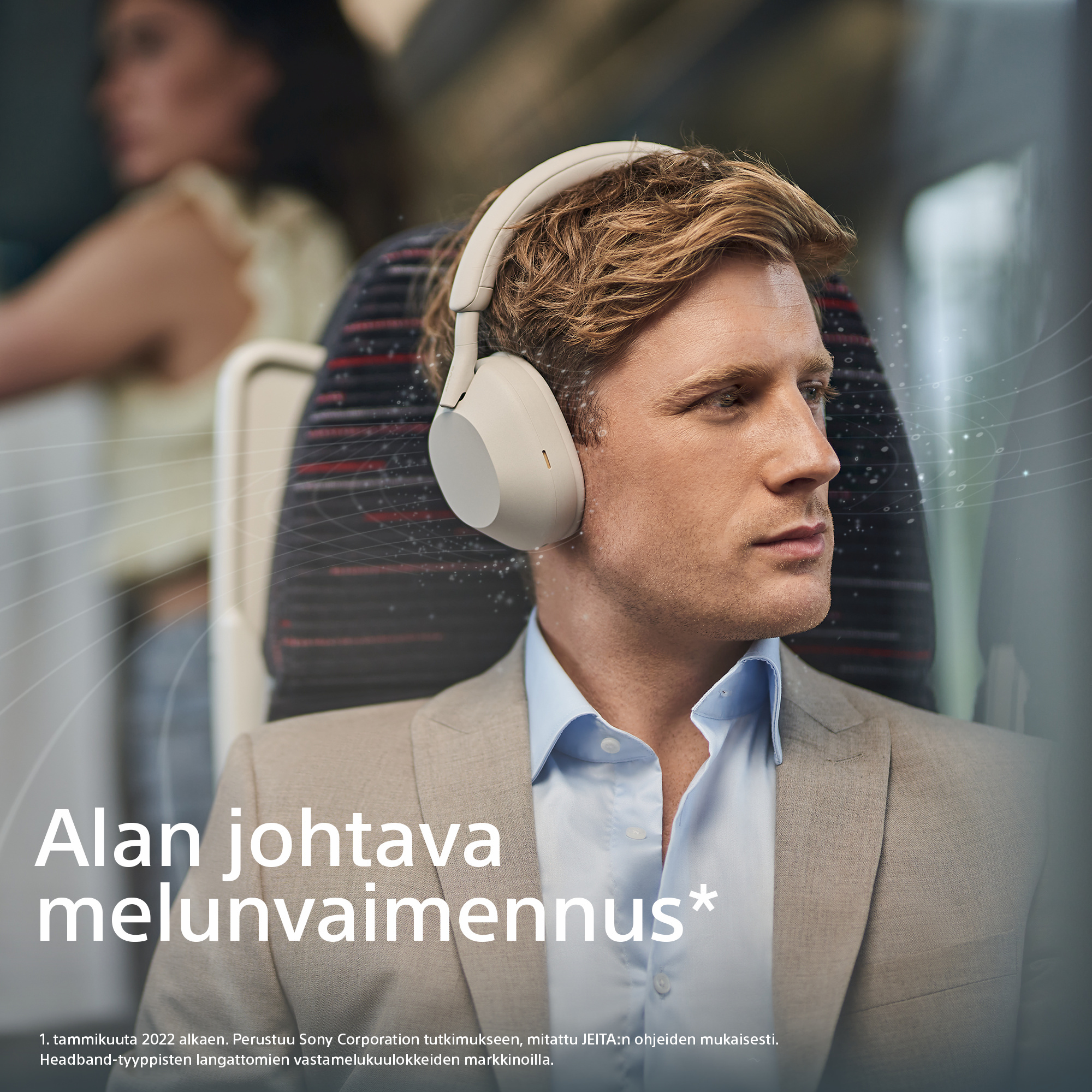 Sony WH-1000XM5 -vastamelukuulokkeet, hopea