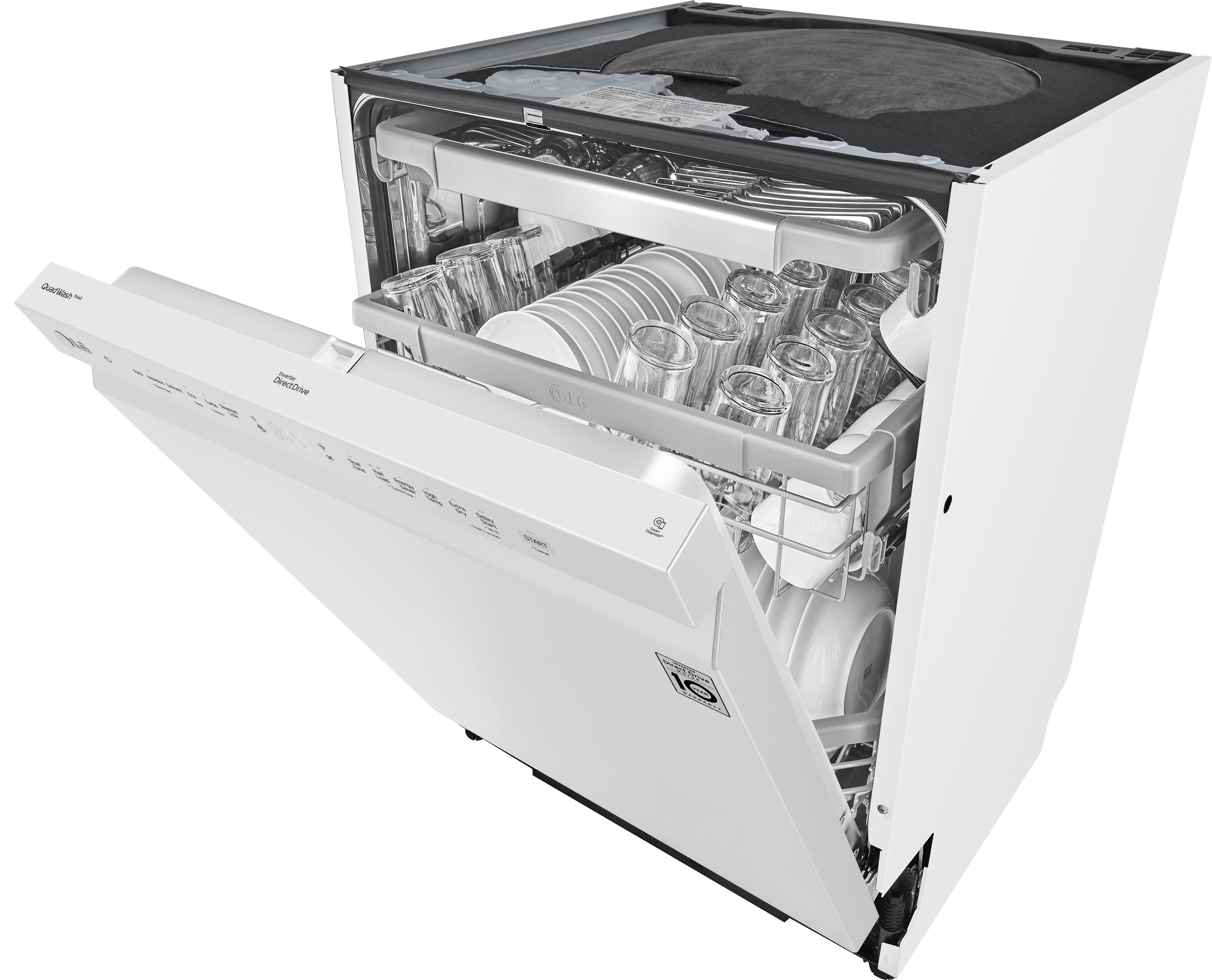 LG DU355FW astianpesukone, valkoinen