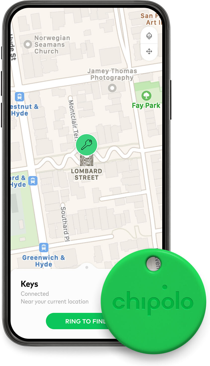 Chipolo ONE -bluetooth-paikannin, keltainen