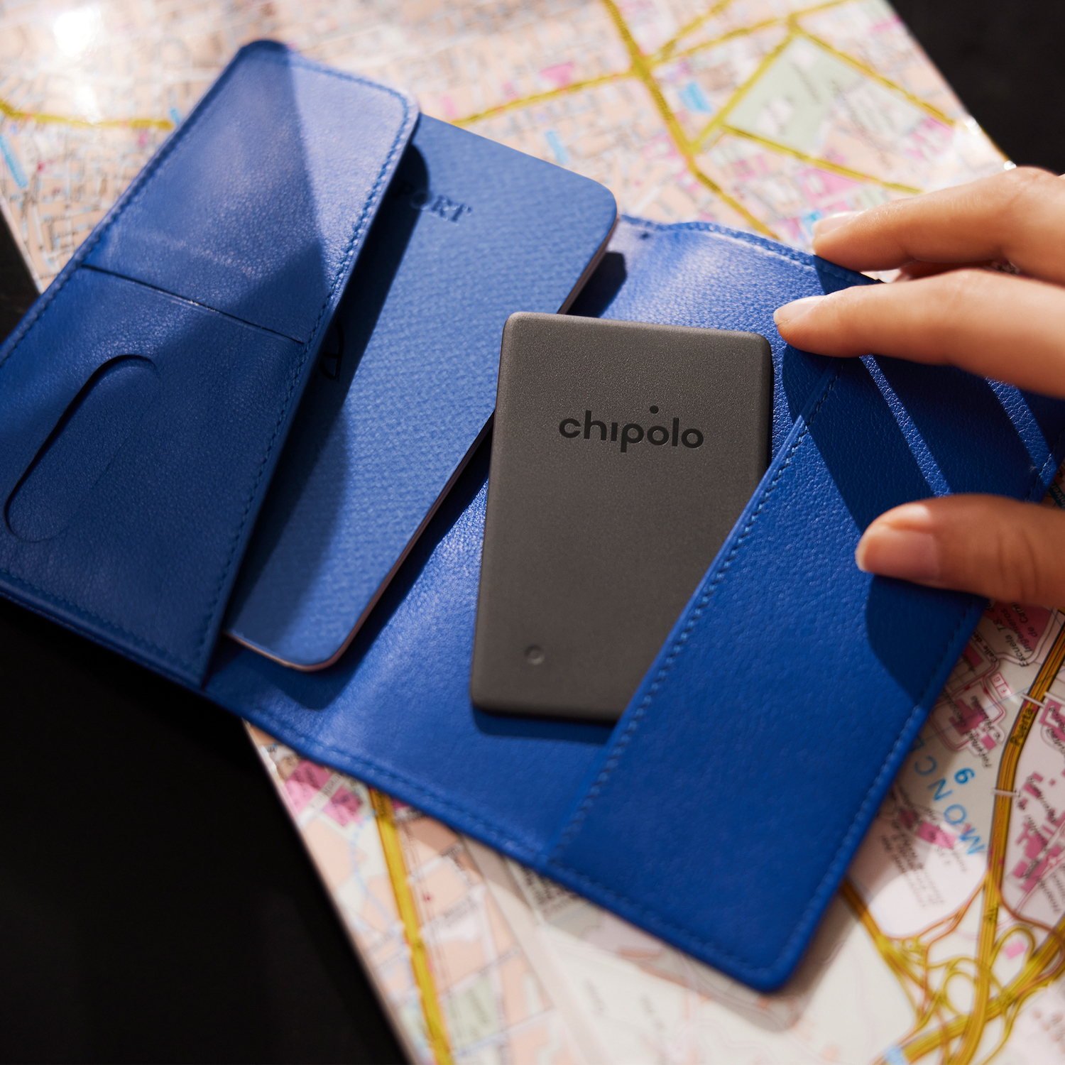 Chipolo CARD Spot -bluetooth-paikannin, musta