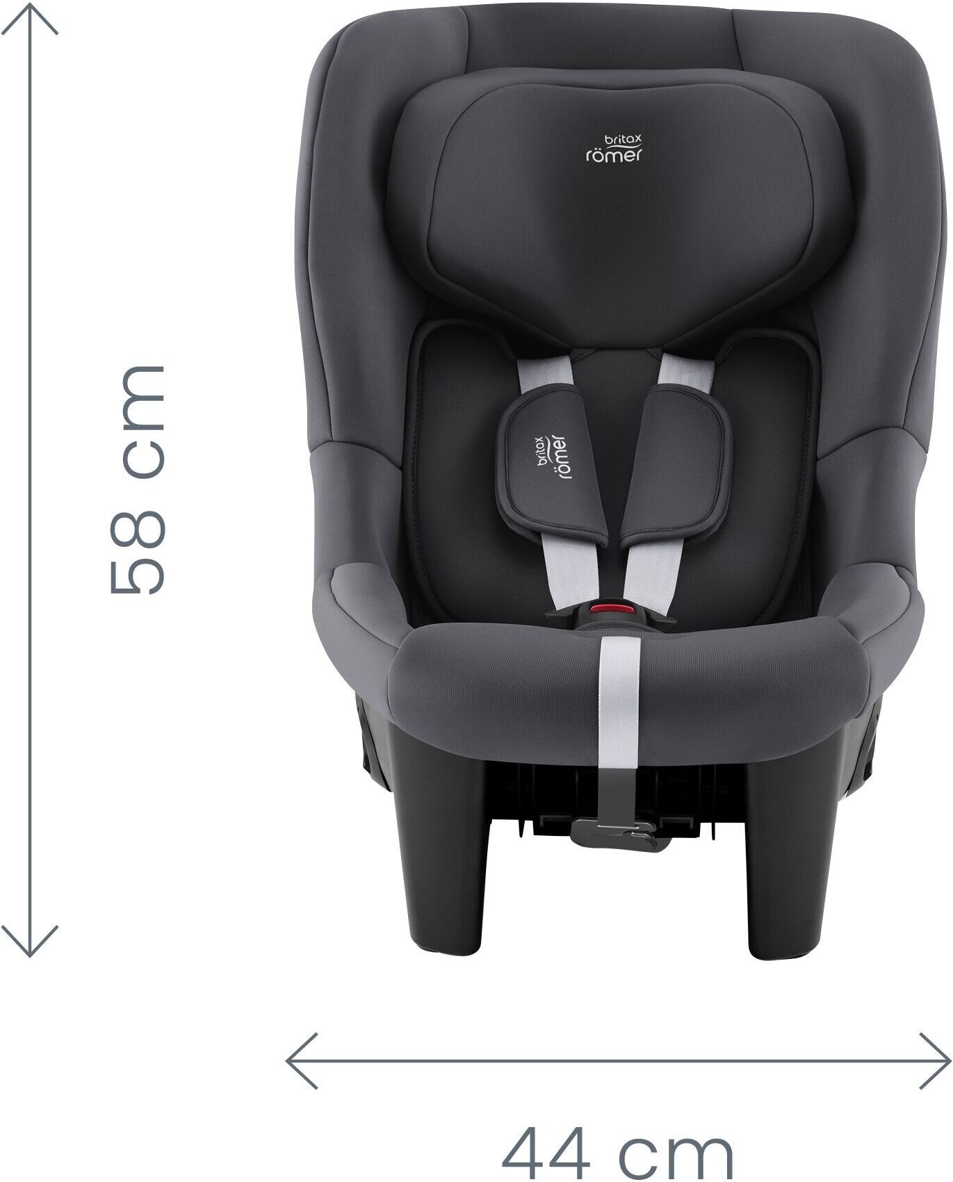 BRITAX RÖMER SAFE-WAY M -turvaistuin, 61 - 125 cm, Midnight Grey