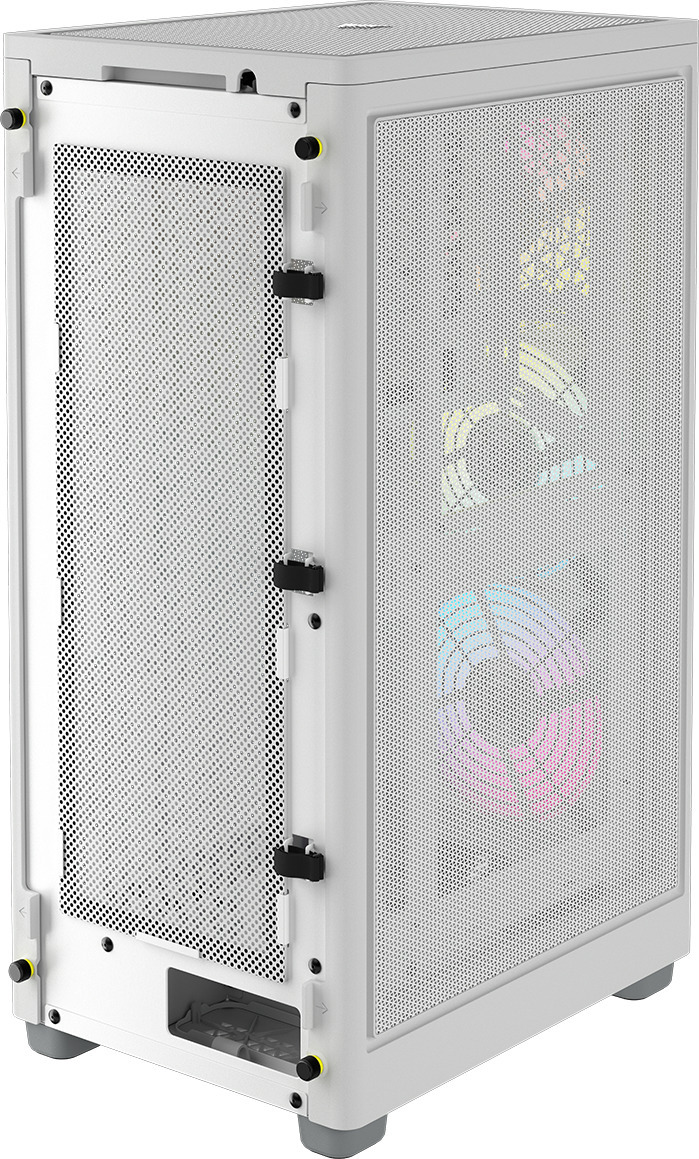 Corsair iCUE 2000D RGB AIRFLOW Mini-ITX-kotelo, valkoinen