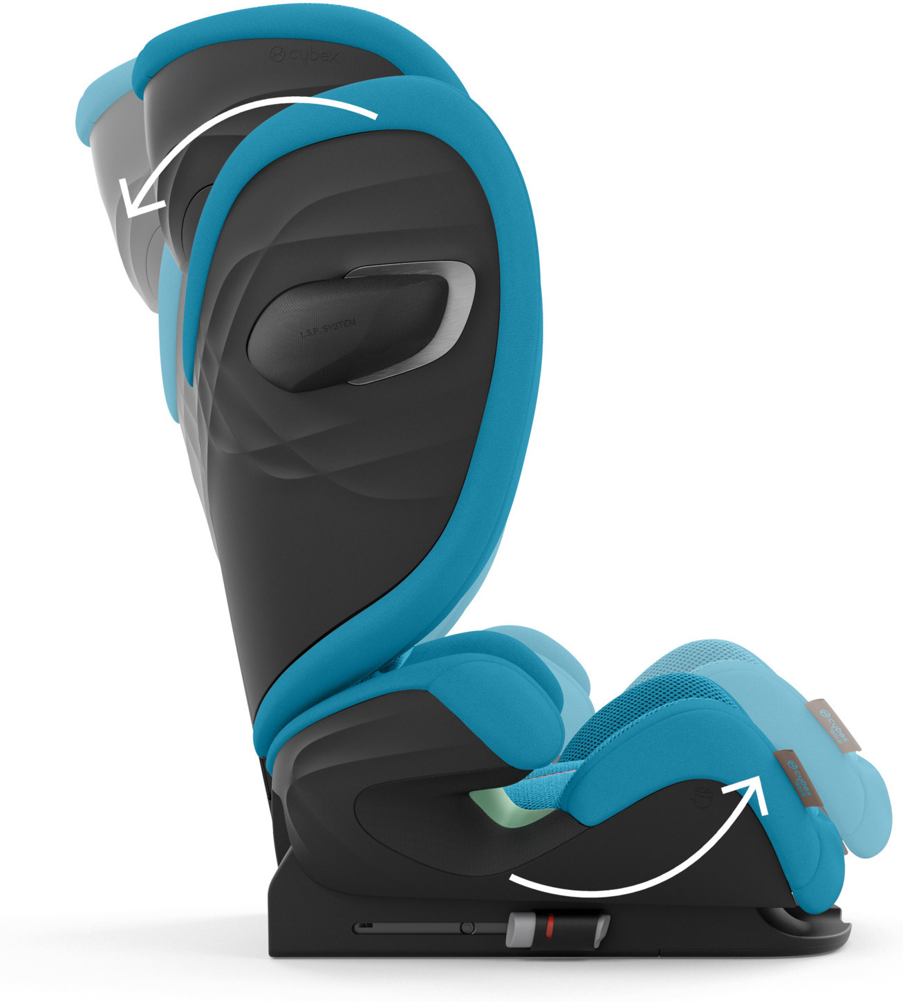 CYBEX Solution G i-Fix Plus -turvavyöistuin, 100 - 150 cm, Beach Blue