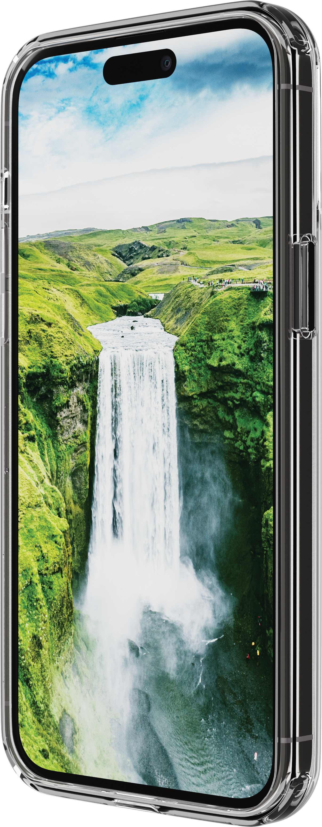 Dbramante1928 Iceland Ultra D3O MagSafe -suojakotelo, iPhone 15 Pro, kirkas