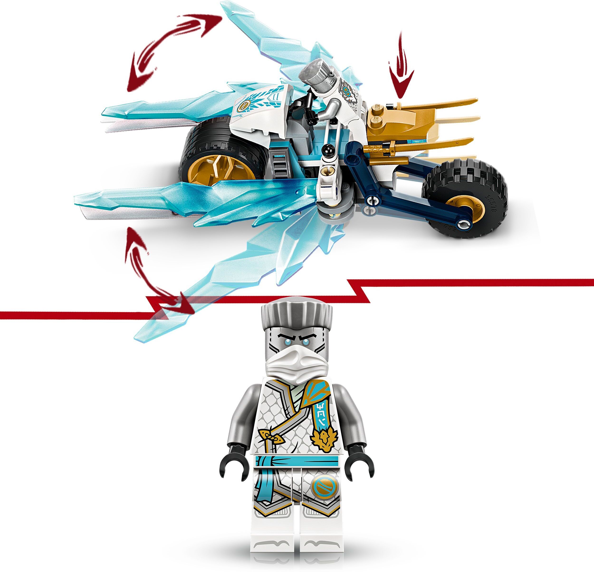 LEGO Ninjago 71816 - Zanen jäämoottoripyörä