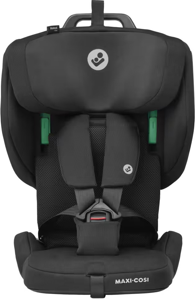 Maxi-Cosi Nomad Plus -matkaturvaistuin, 76 - 105 cm, Authentic Black, kokoontaittuva