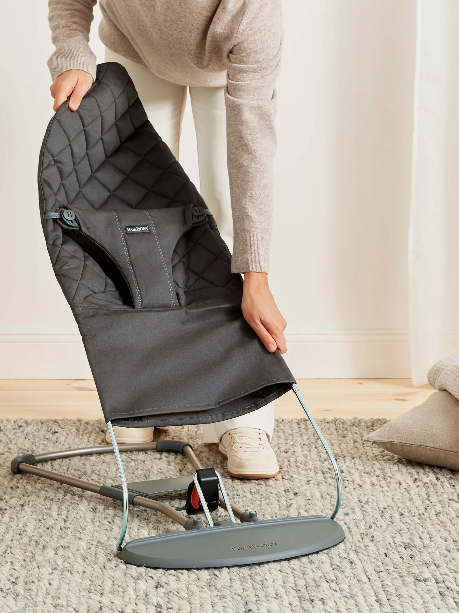 BabyBjörn Mini Woven -kantoreppu, dark green