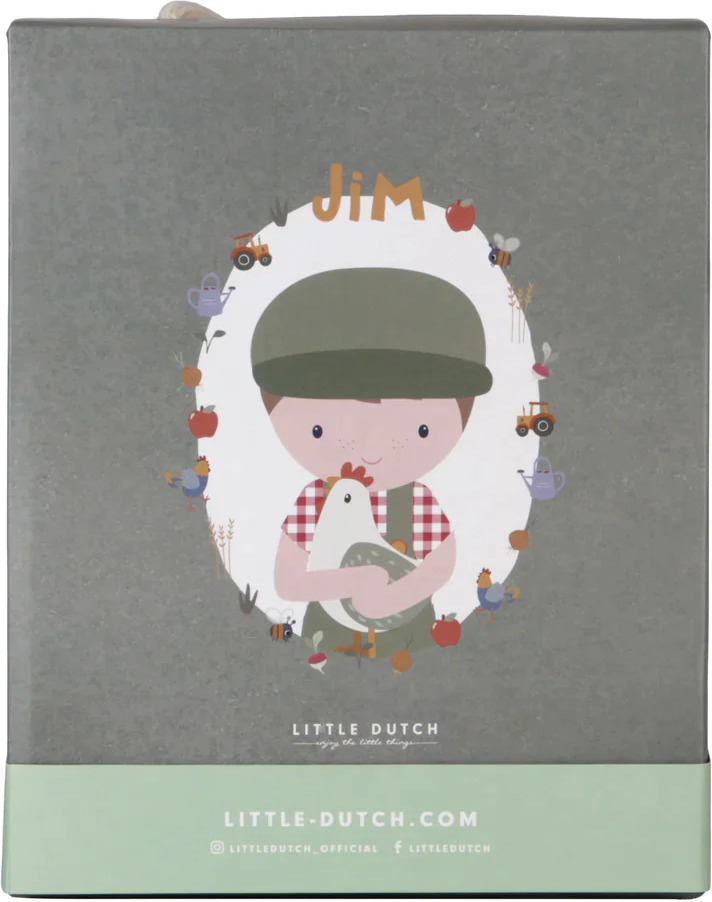 Little Dutch -pikkufarmari Jim ja kana
