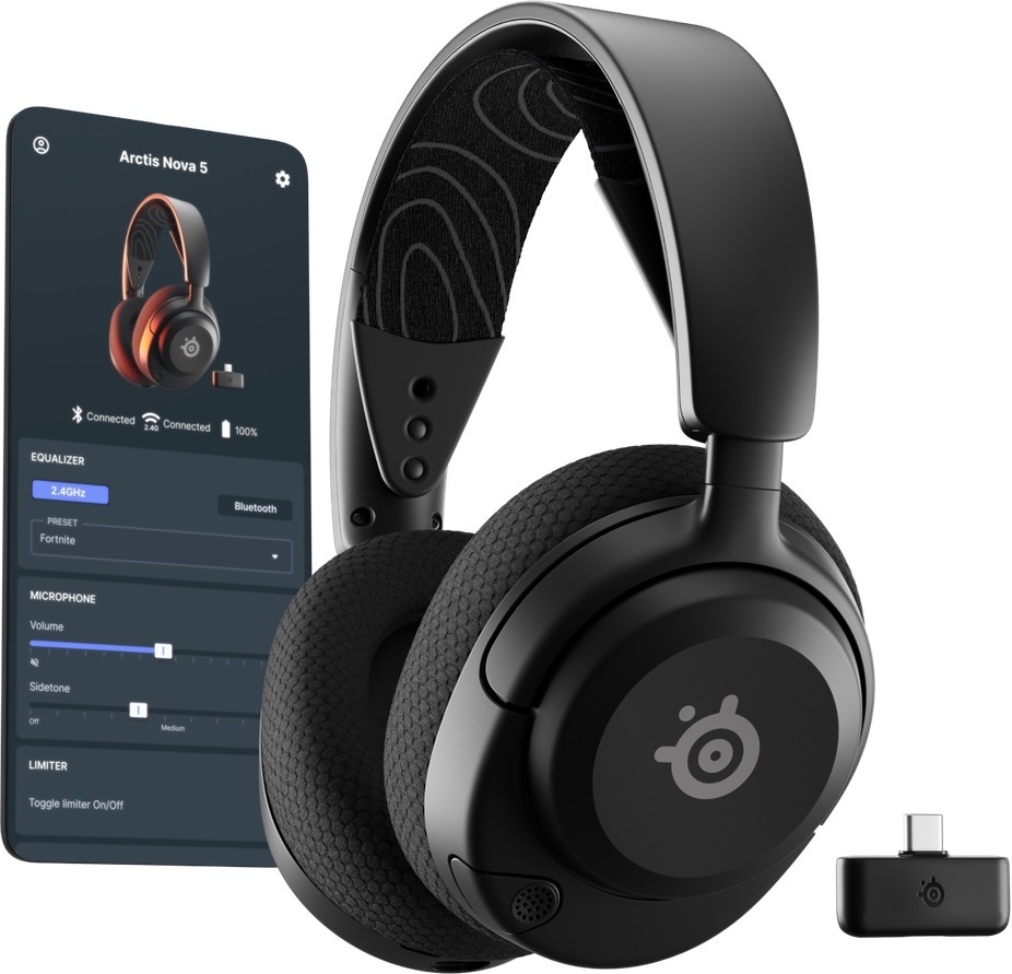 Steelseries Arctis Nova 5 -langattomat pelikuulokkeet