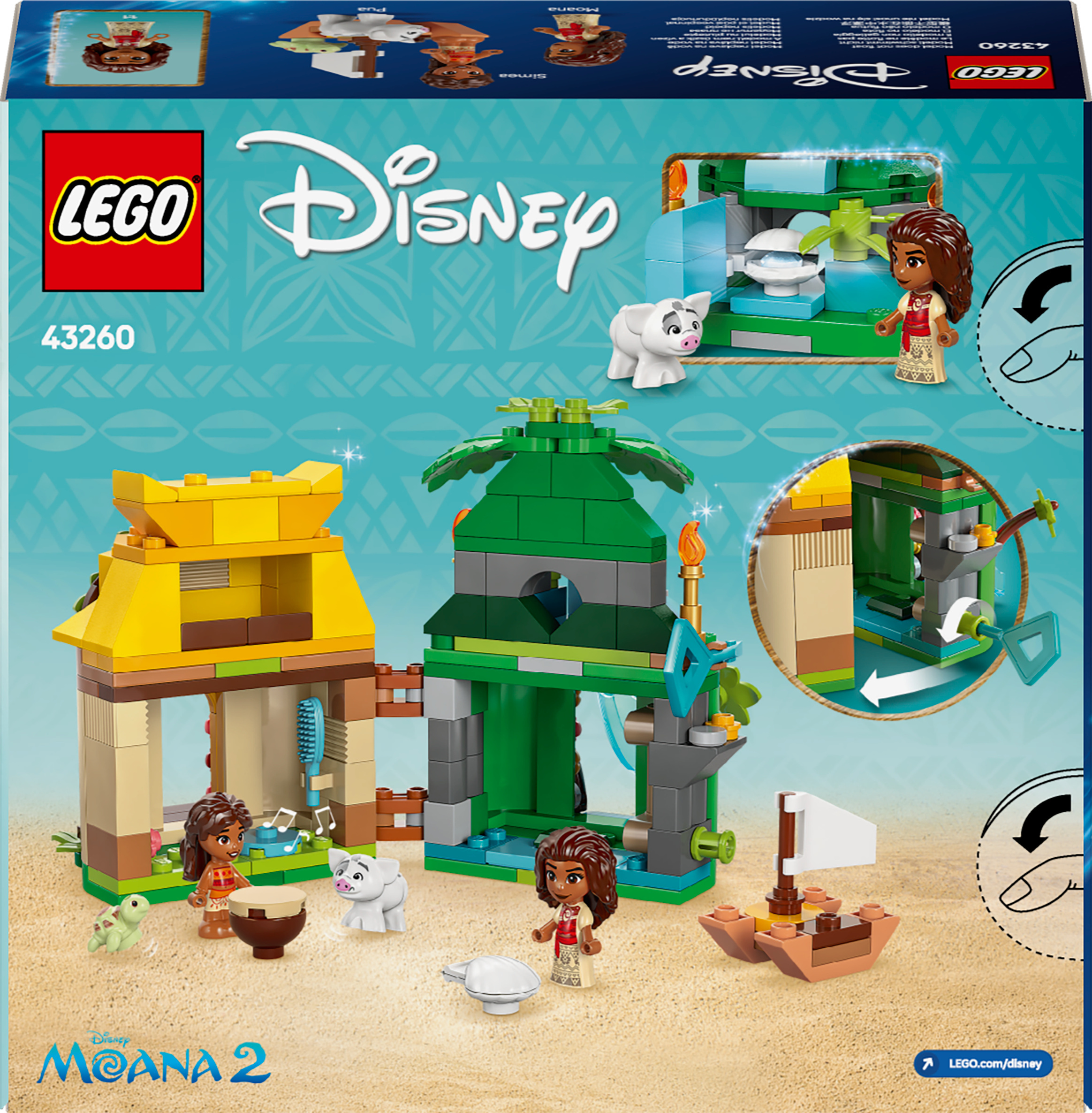LEGO Disney Princess 43260 – Vaianan hauskat saaripuuhat