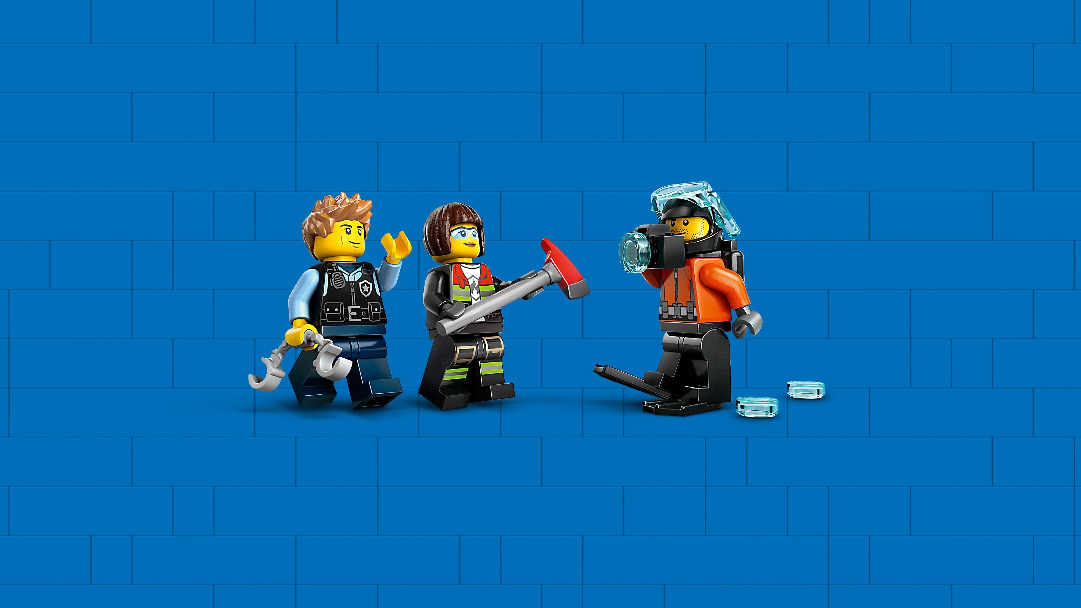 LEGO City 60462 – Helikopteri, paloauto ja sukellusvene yhdessä