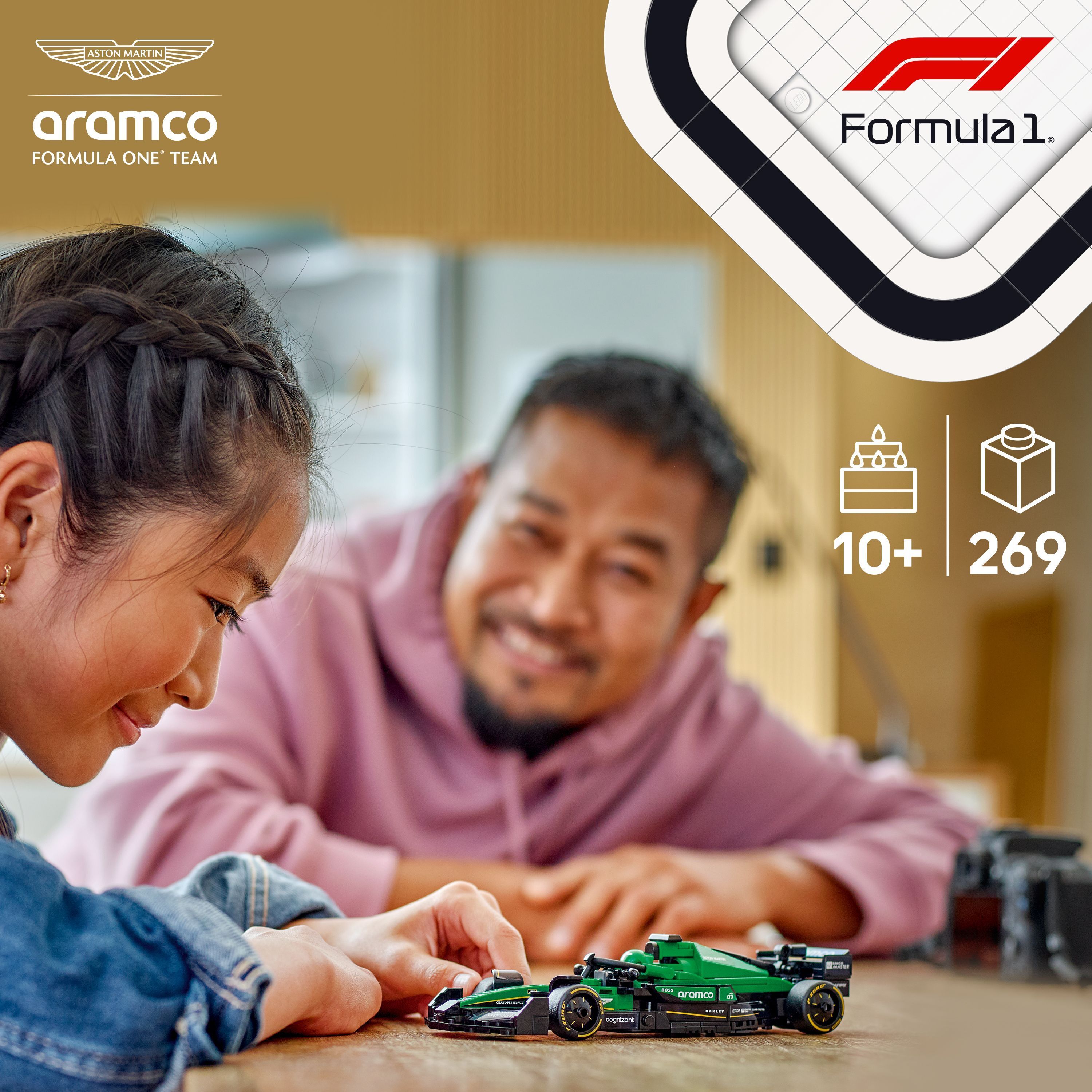 LEGO Speed Champions 77245 – Aston Martin Aramco F1® AMR24 ‑kilpa-auto