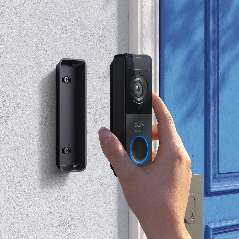 Anker eufy Video Doorbell Slim -video-ovikello, musta