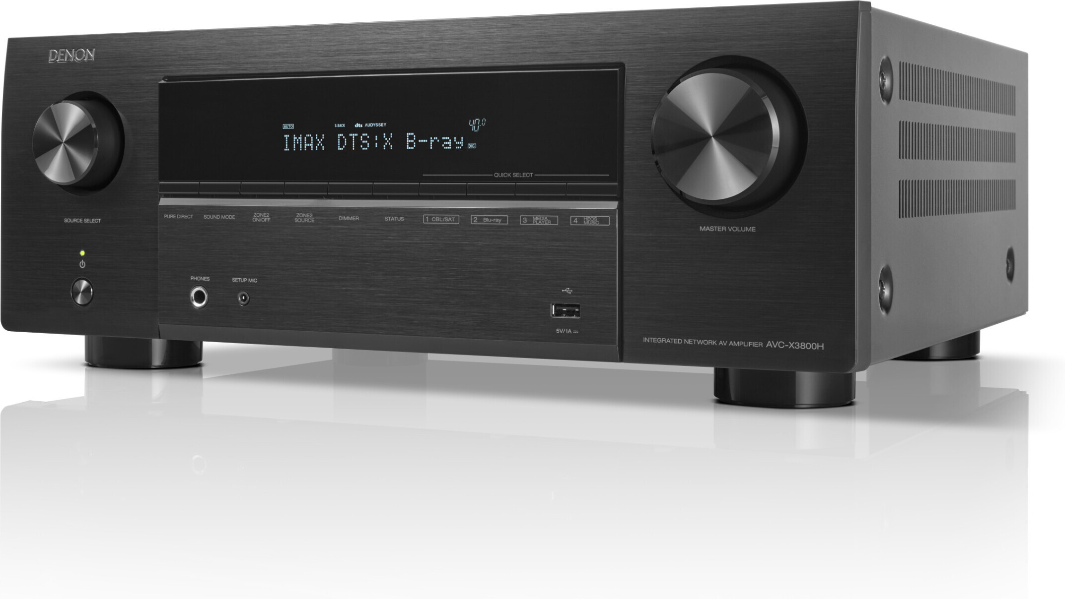 Denon AVC-X3800H 9.4 AV-vahvistin, musta
