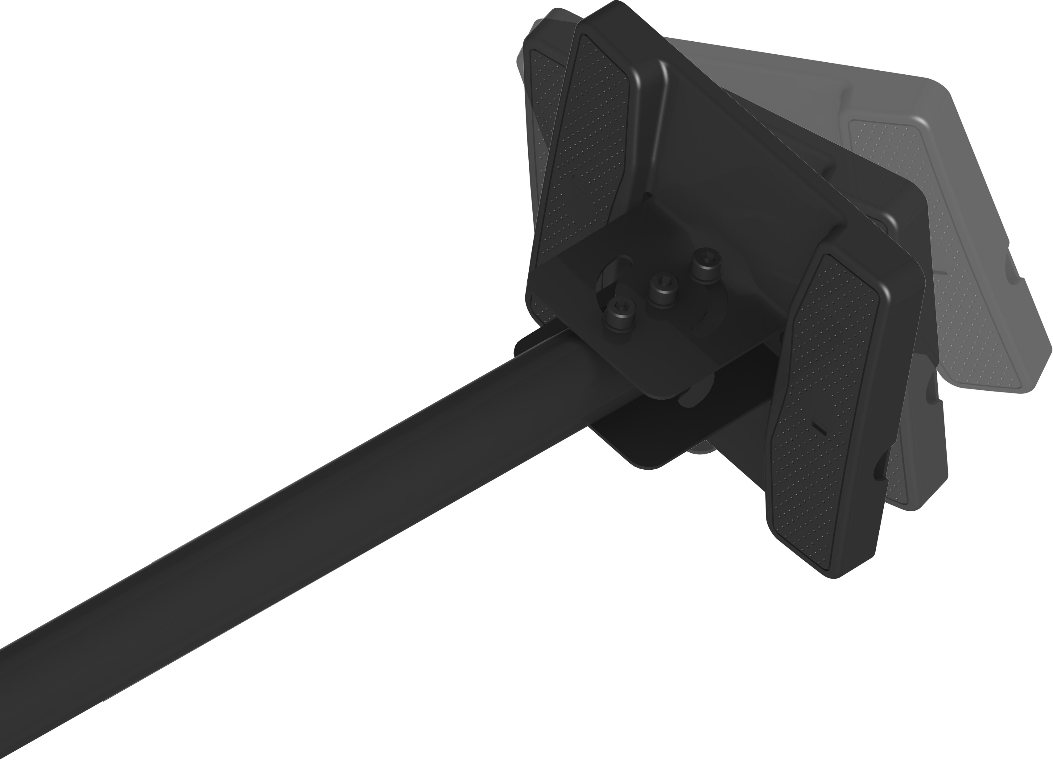 Multibrackets M Ceiling Mount Pro 1U VESA 200 -kattokiinnike 24-42" näytöille