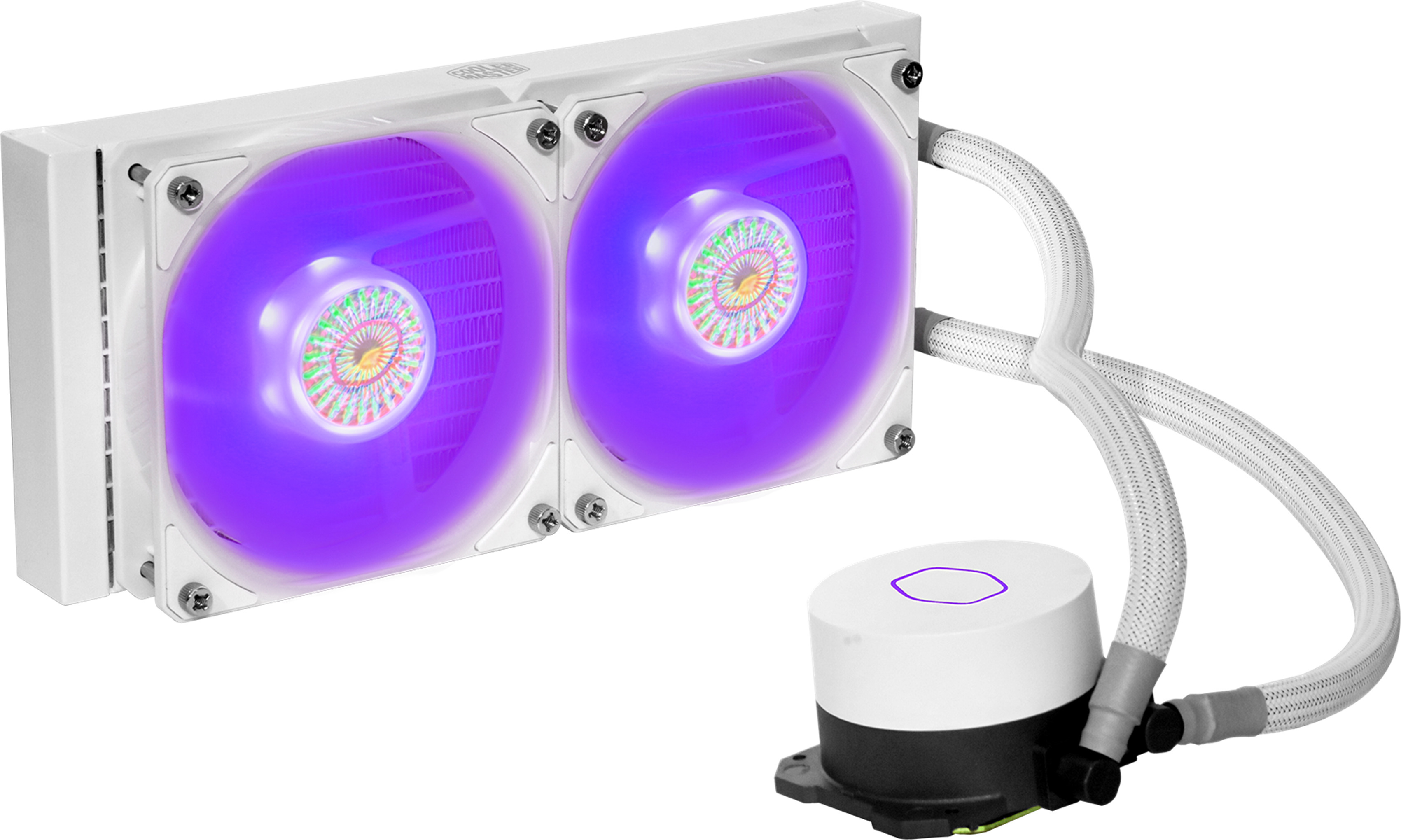 Cooler Master MasterLiquid ML240L -nestejäähdytysjärjestelmä, valkoinen ...