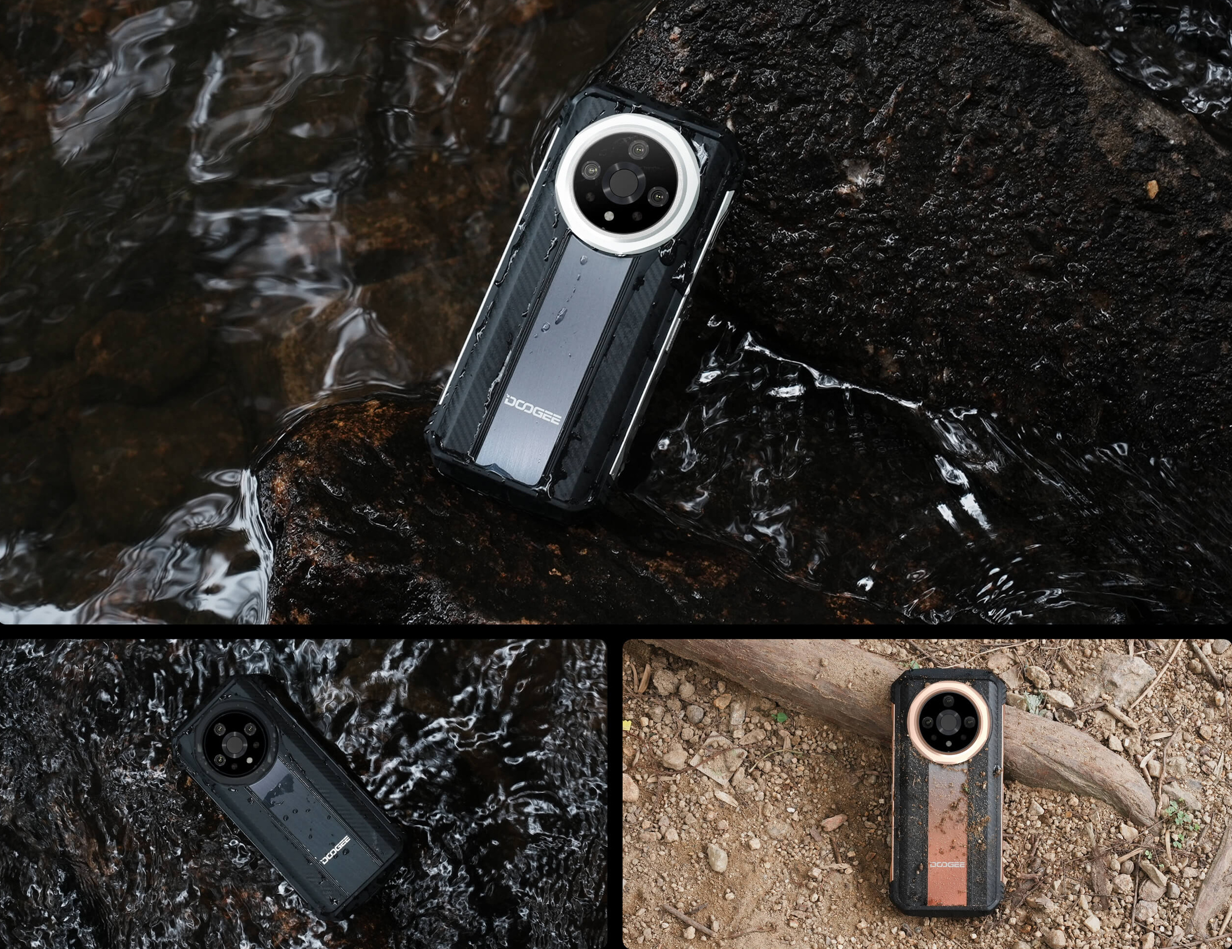 Doogee V31GT -puhelin, 256/12 Gt, musta