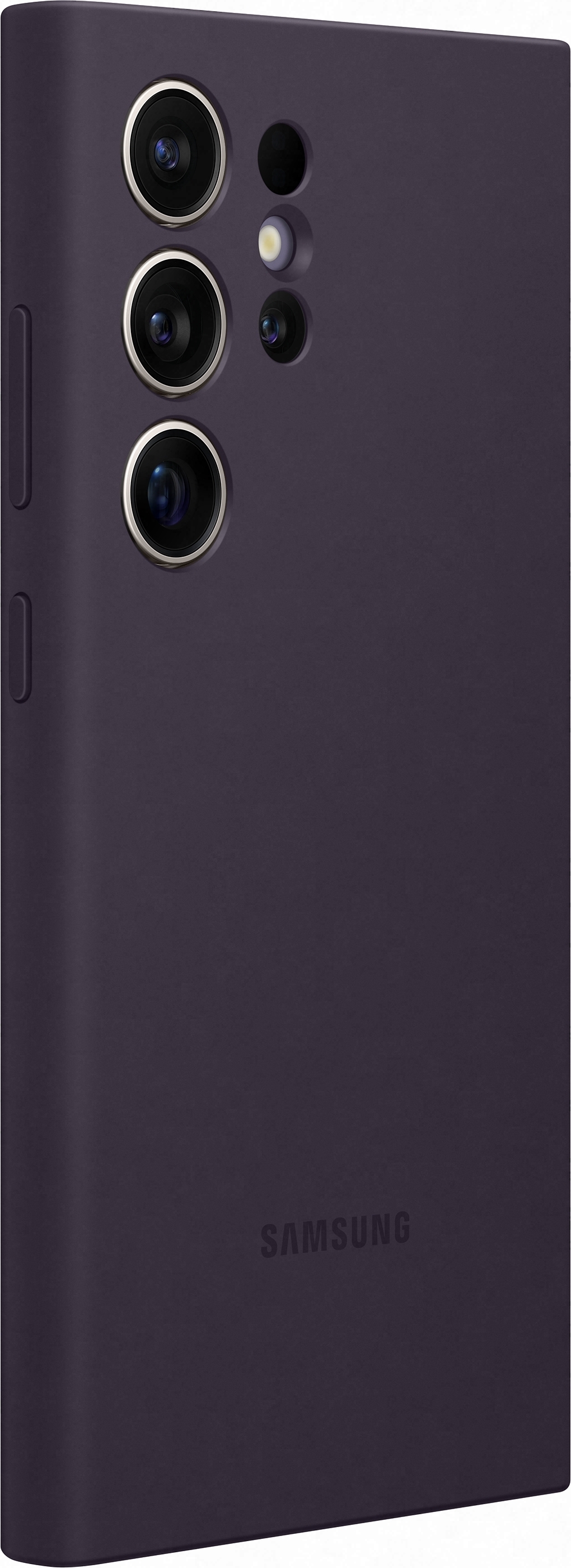 Samsung Galaxy S24 Ultra Silicone Case -suojakotelo, tummanvioletti