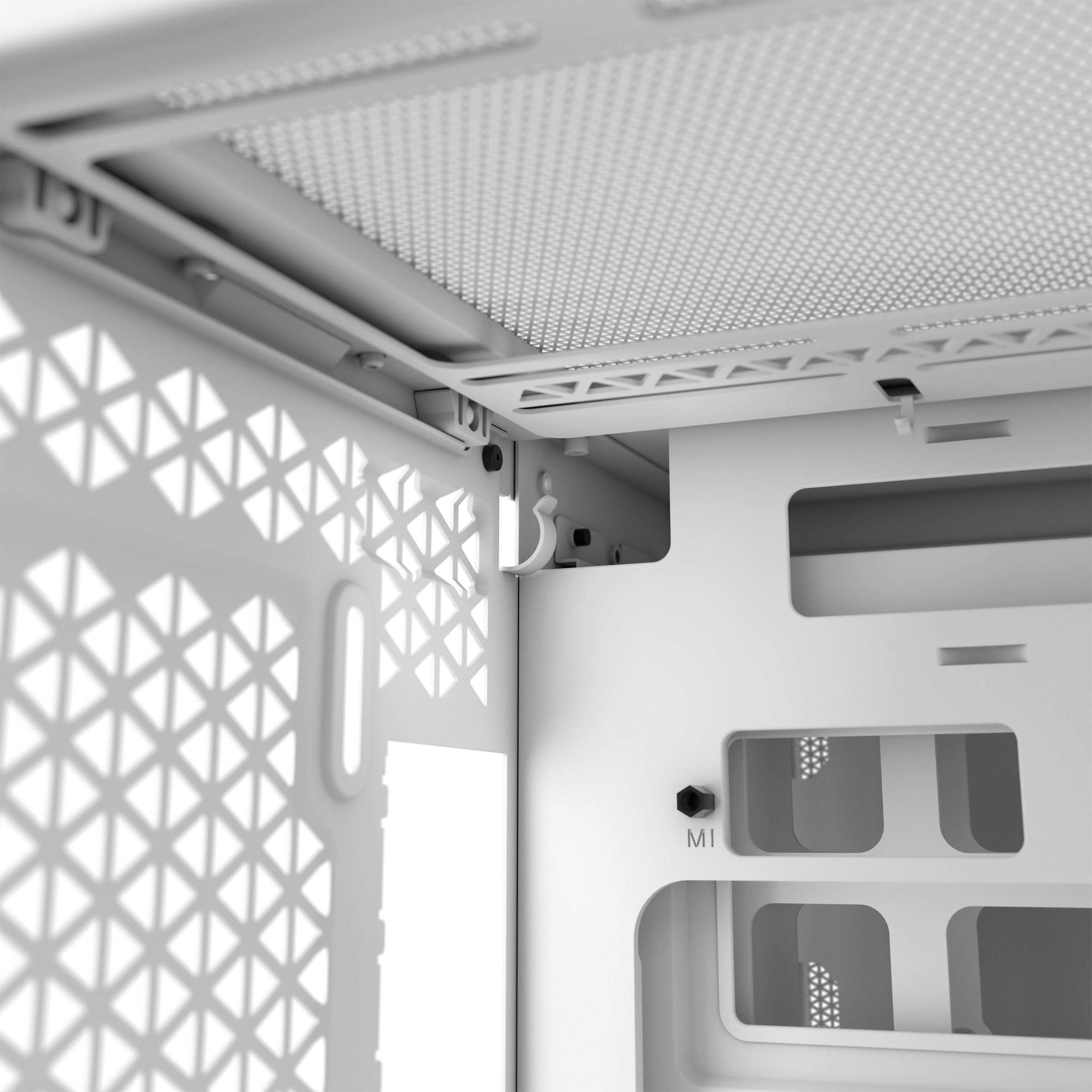 Corsair 2500D Airflow Micro-ATX-kotelo ikkunalla, valkoinen