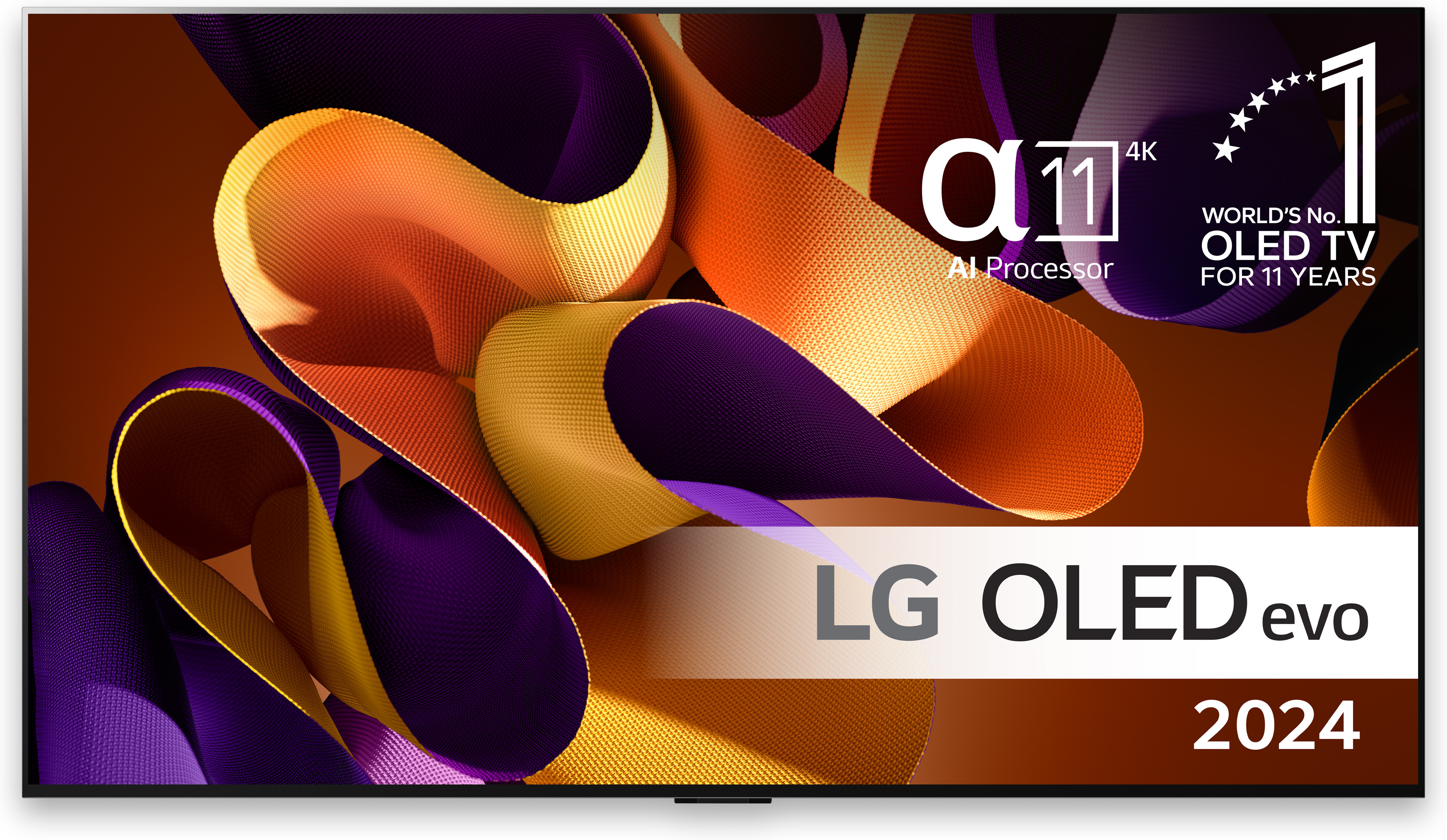 LG 83'' OLED evo G4 – 4K TV seinätelineellä