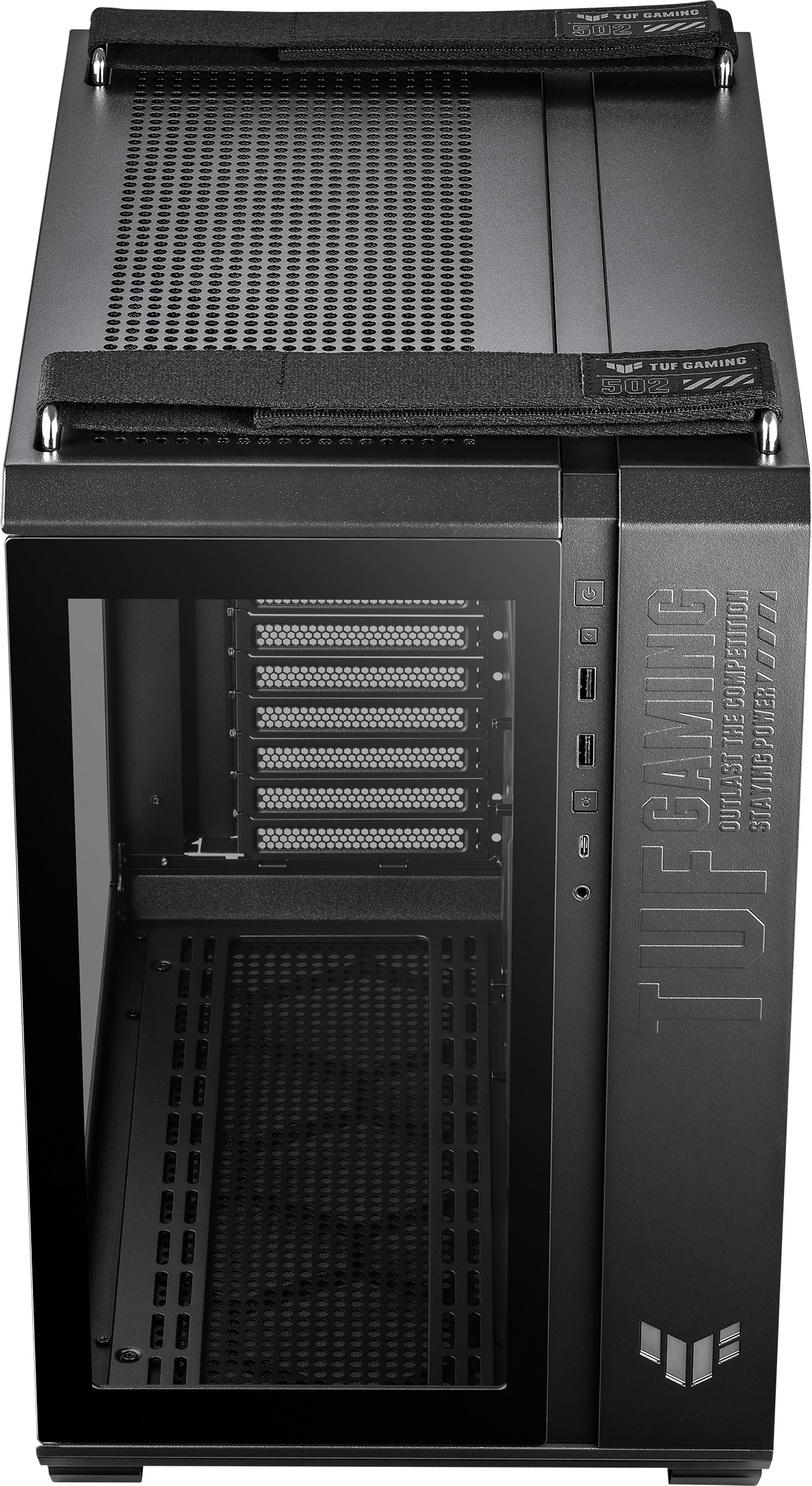Asus TUF Gaming GT502 PLUS TG ARGB ATX-kotelo ikkunalla, musta