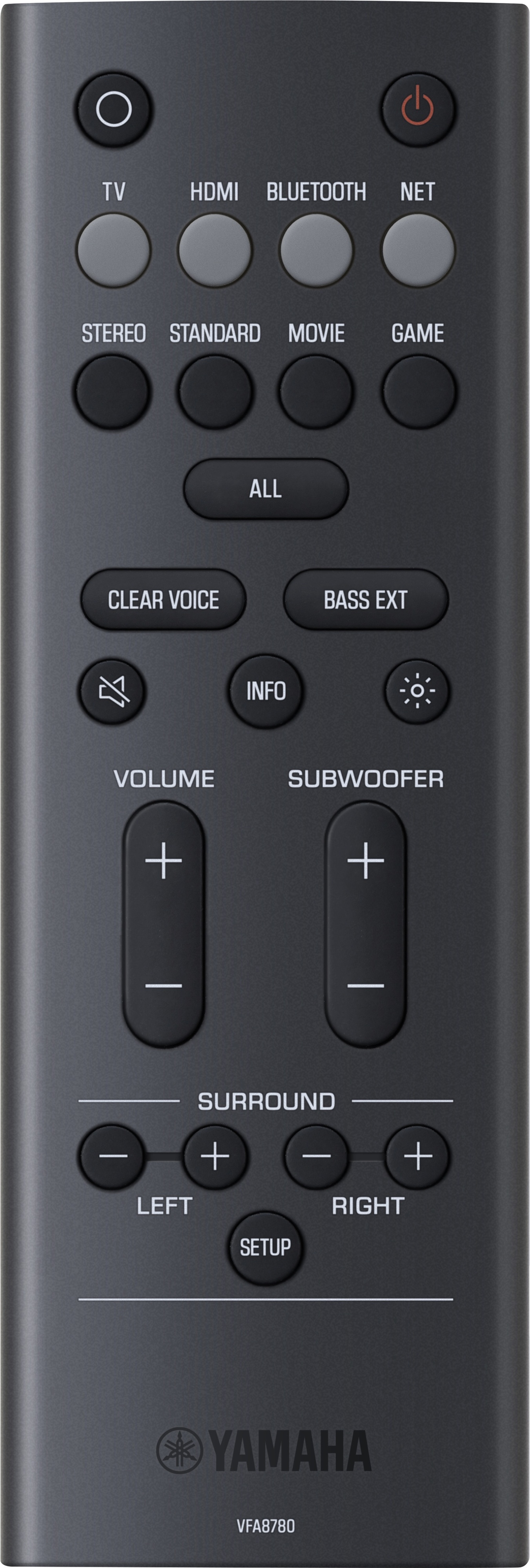 Yamaha SR-X40A soundbar, harmaa