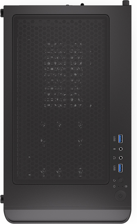 Endorfy Ventum 200 ARGB ATX-kotelo ikkunalla, musta