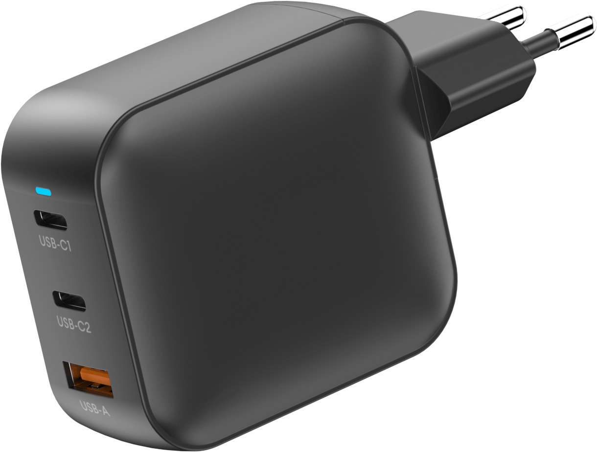 FoneKit GaN PD 48W -verkkovirtalaturi, USB-C + USB-A, valkoinen