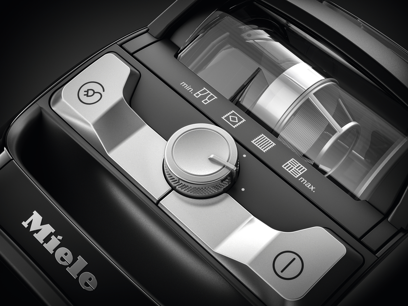 Miele Boost CX1 Active -pölypussiton pölynimuri, ObsidianBlack