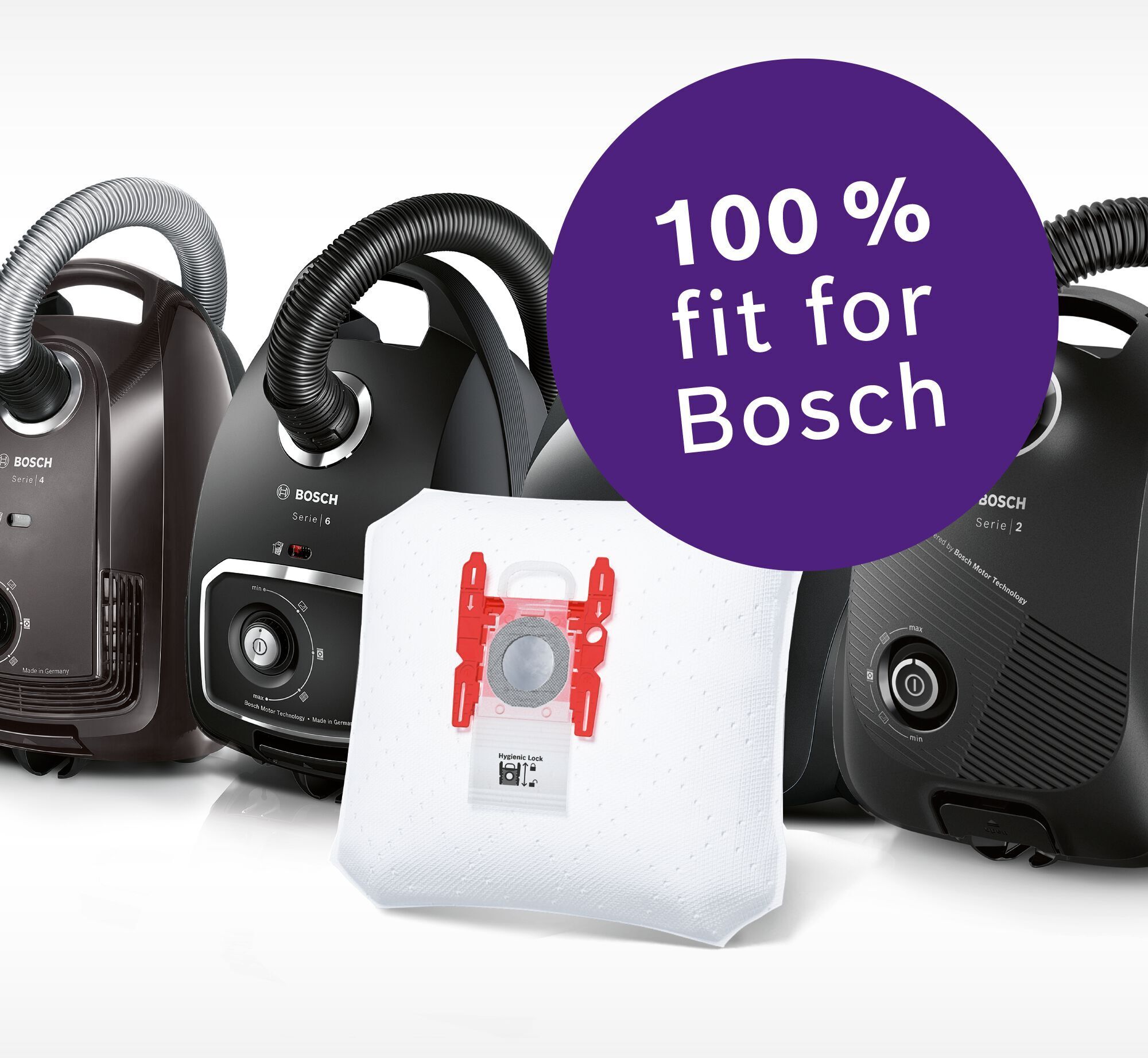 Bosch BBZ41FGALL-pölypussi, 4 kpl