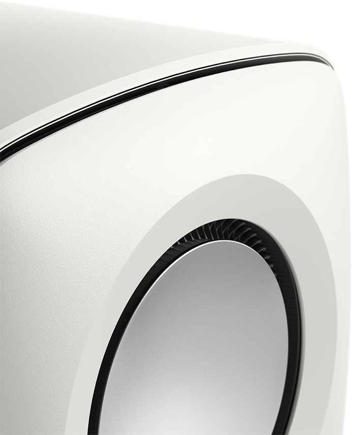 KEF KC62 -subwoofer, valkoinen
