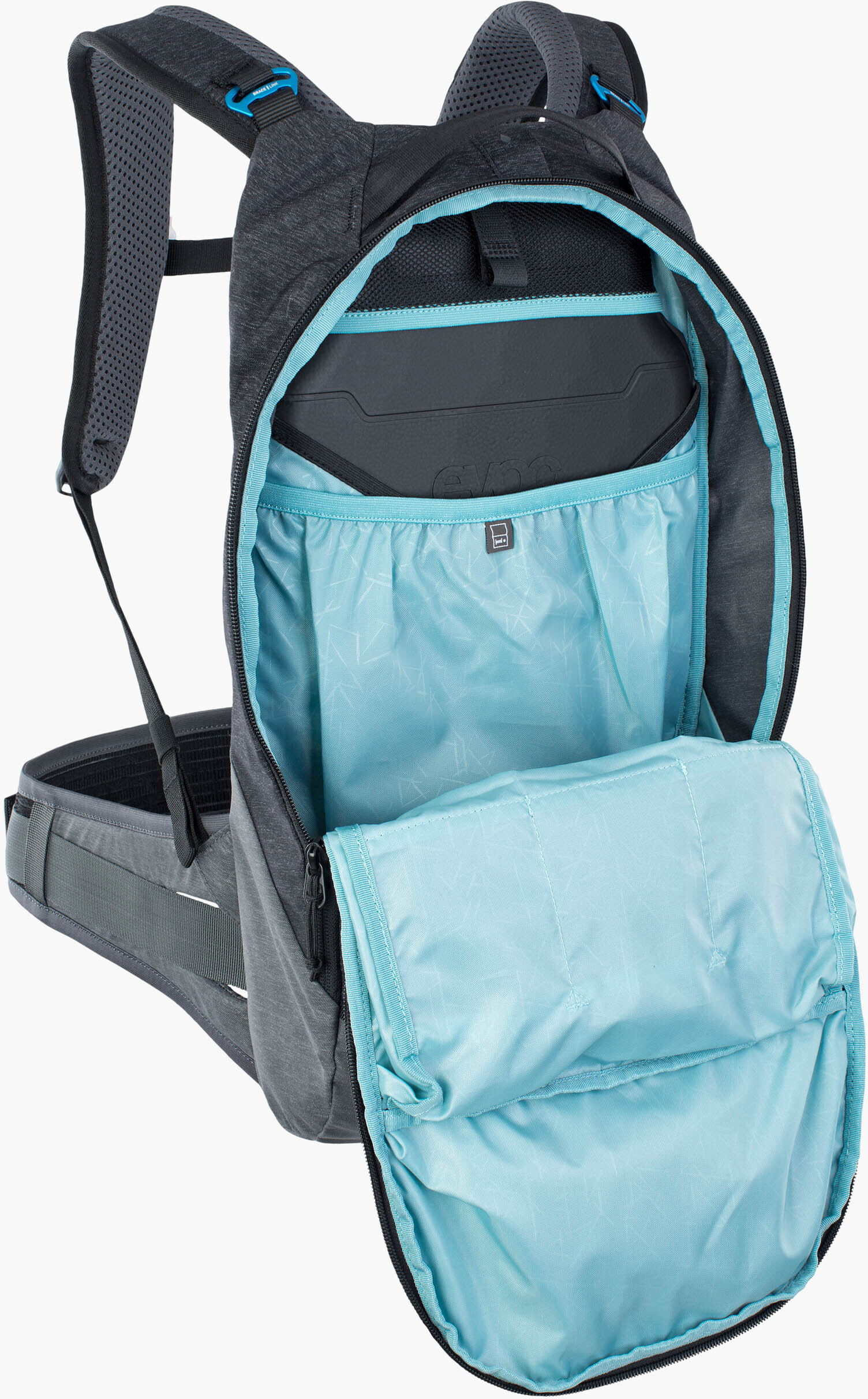 Evoc TRAIL PRO 10 -reppu, L/XL, musta