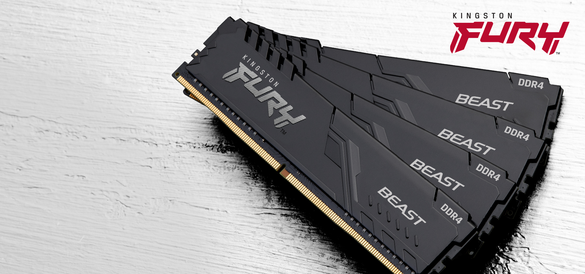 Kingston FURY Beast DDR4 3600 MHz CL18 16 Gt -muistimoduli