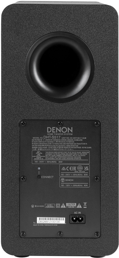 Denon DHT-S517 -soundbar langattomalla subwooferilla