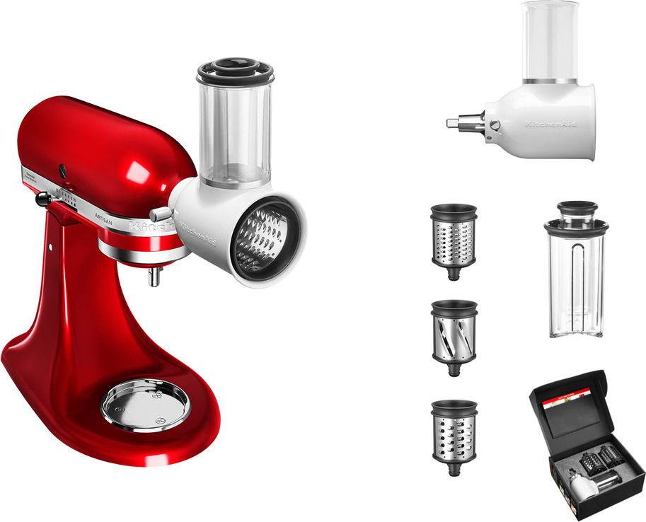 KitchenAid Fresh Prep 5KSMVSA -vihannesleikkuri ja -raastin yleiskoneisiin